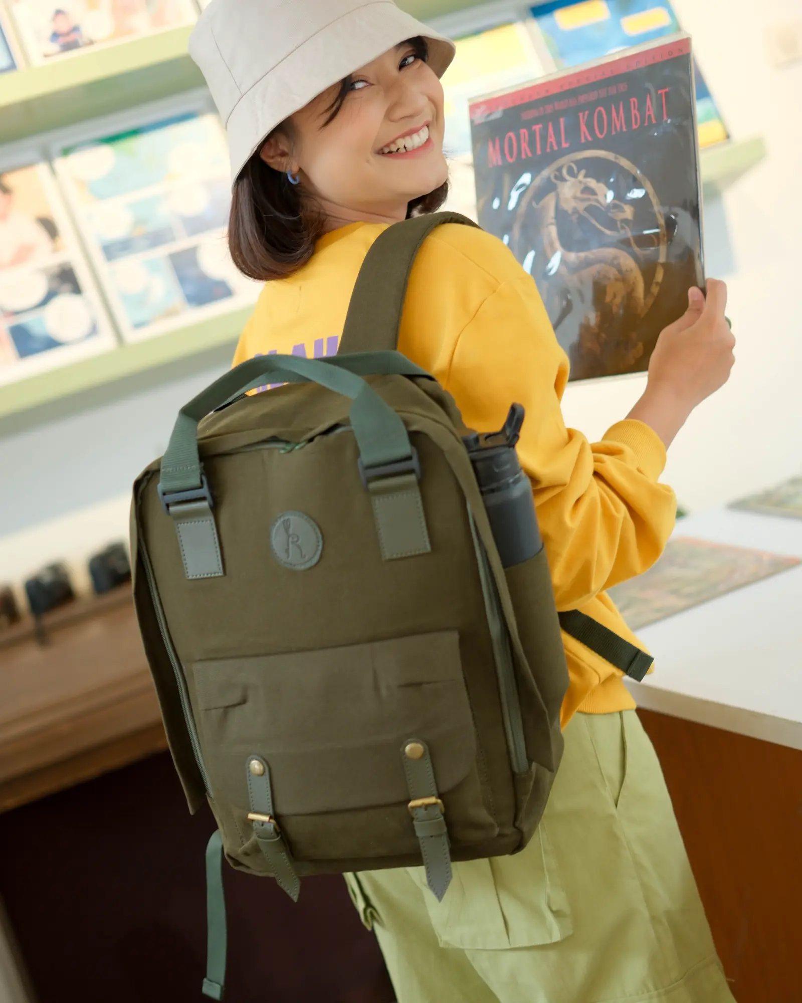 Ashbey Backpack Army