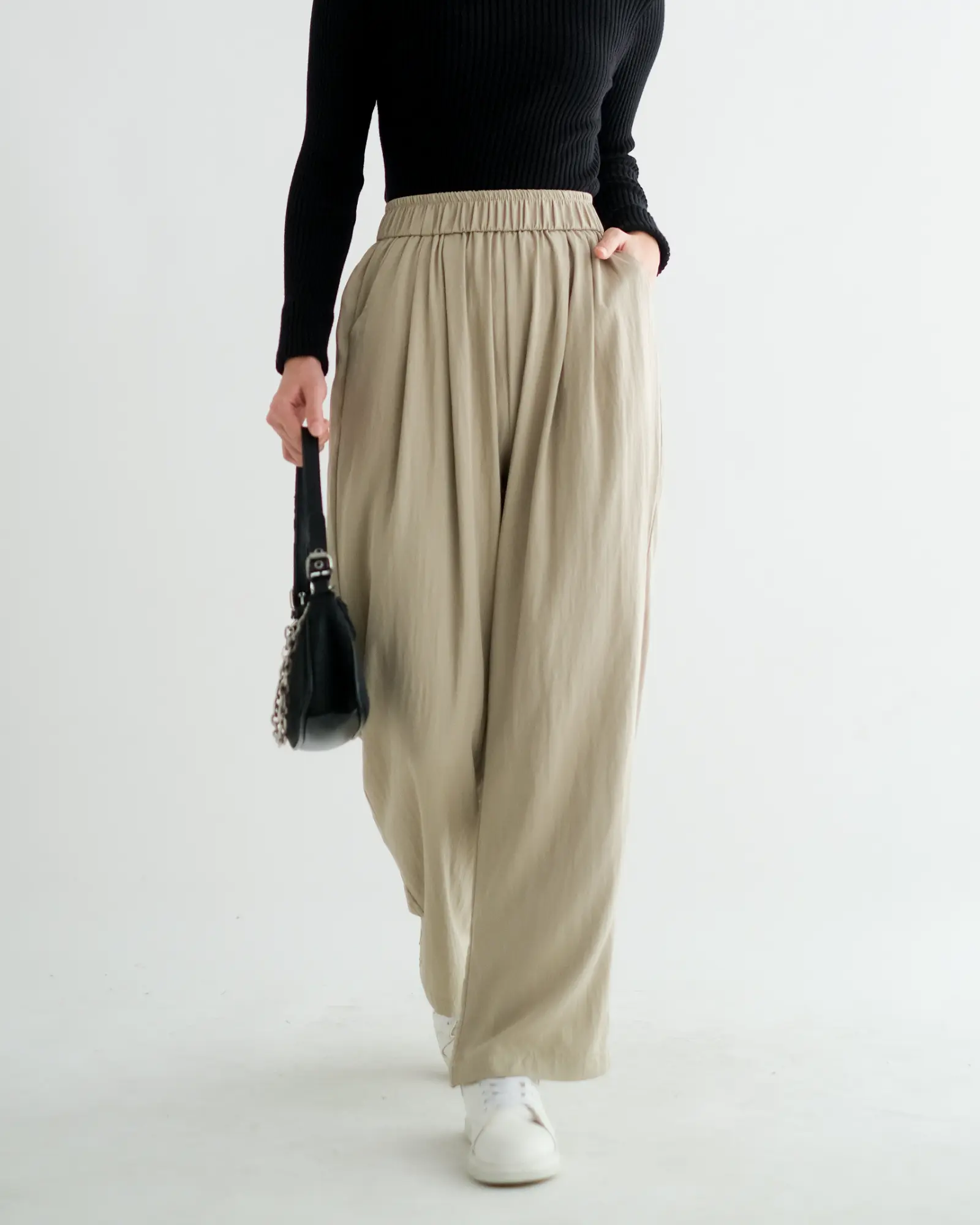 Yemelia Cullote Pants Kode 3051 Khaki - Image 3