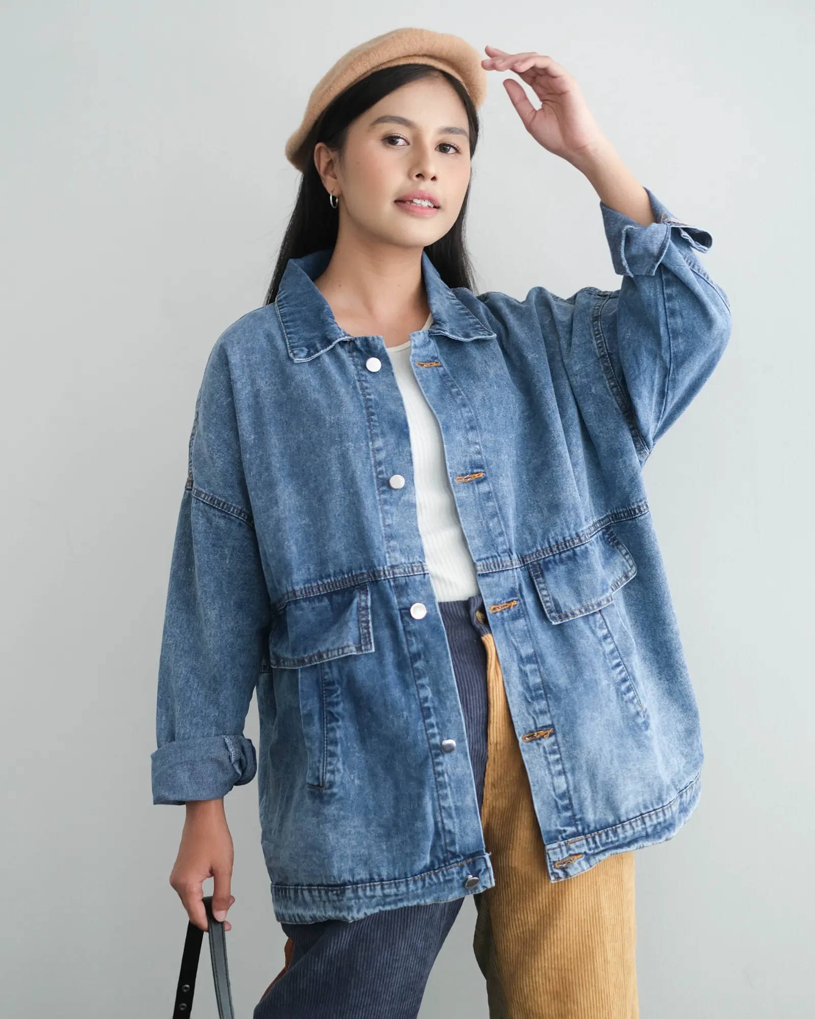 Caitya Denim Jacket Kode 3844
