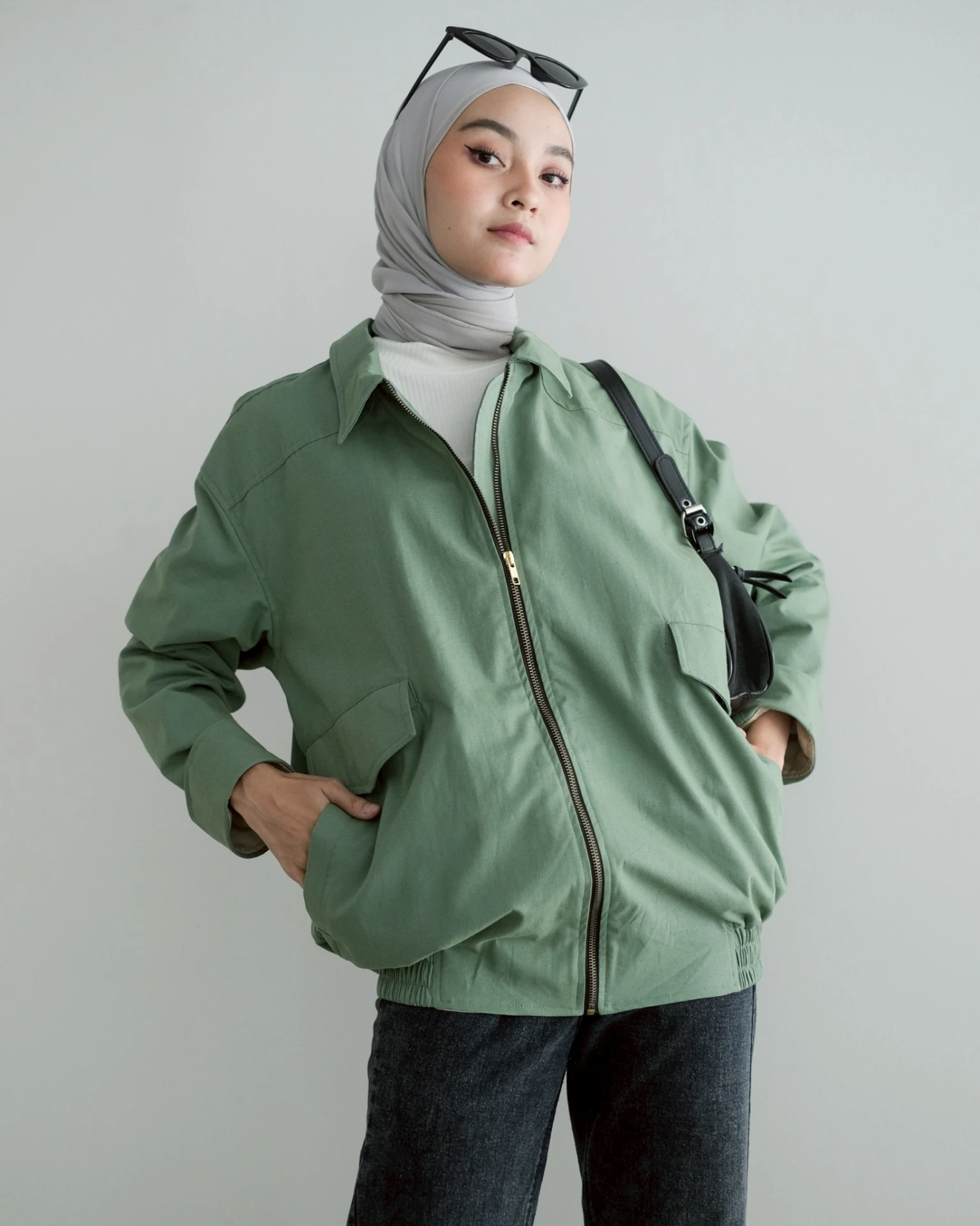 Acelo Jacket Stone Green