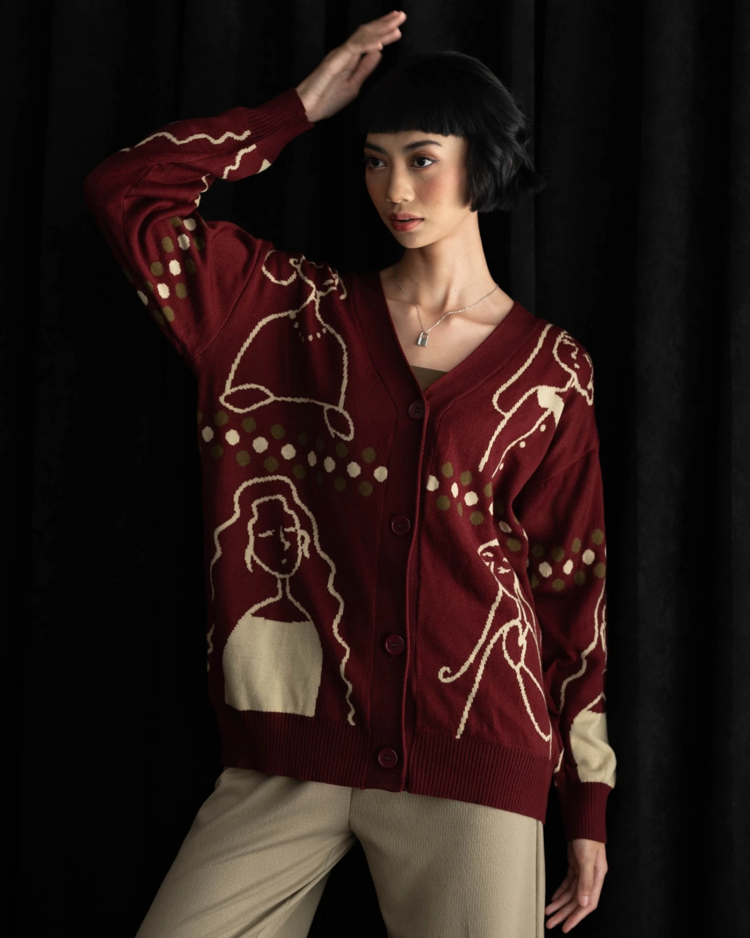 Senhora Cardi Red Cherry