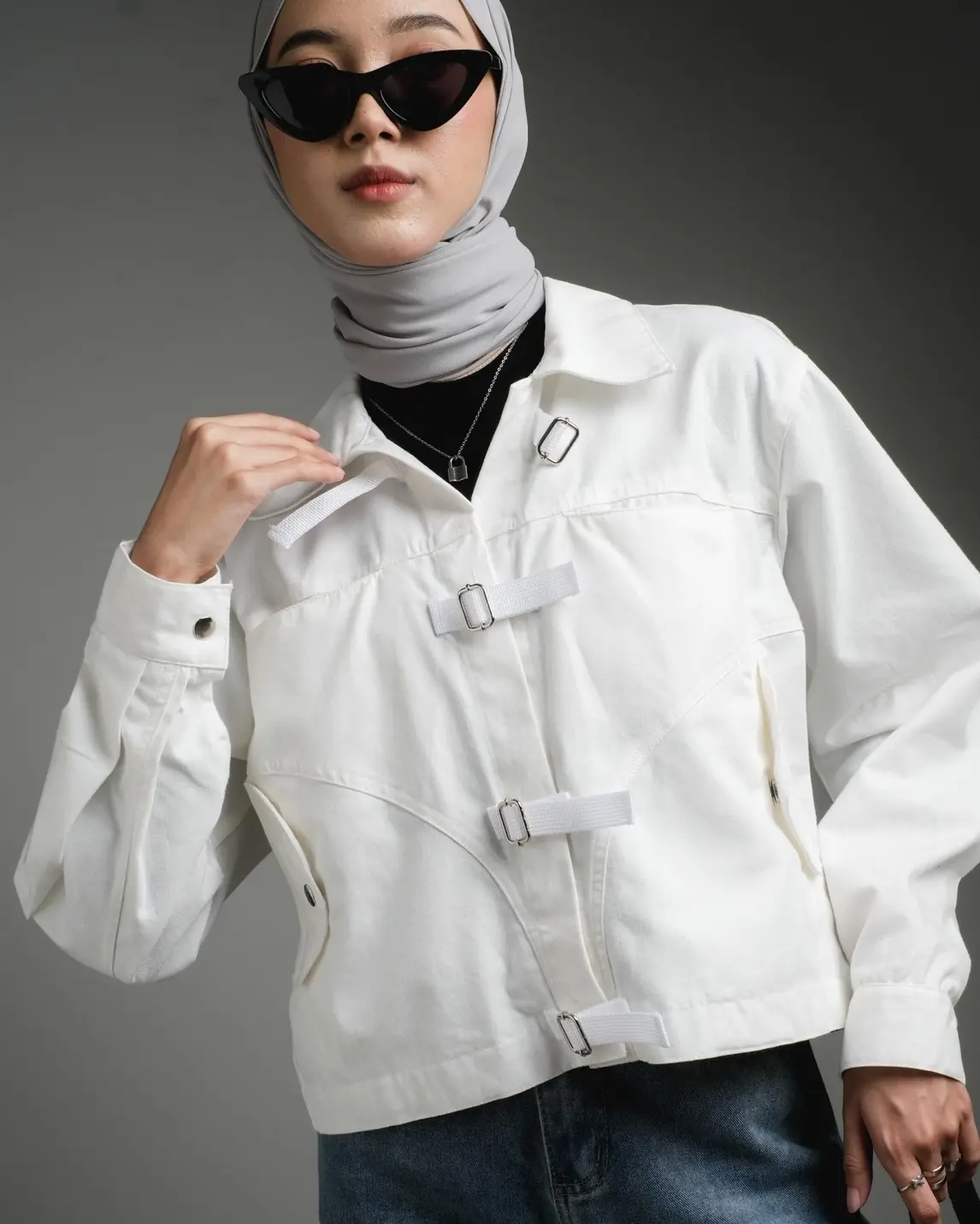 Lautsy Jacket Broken White - Image 2