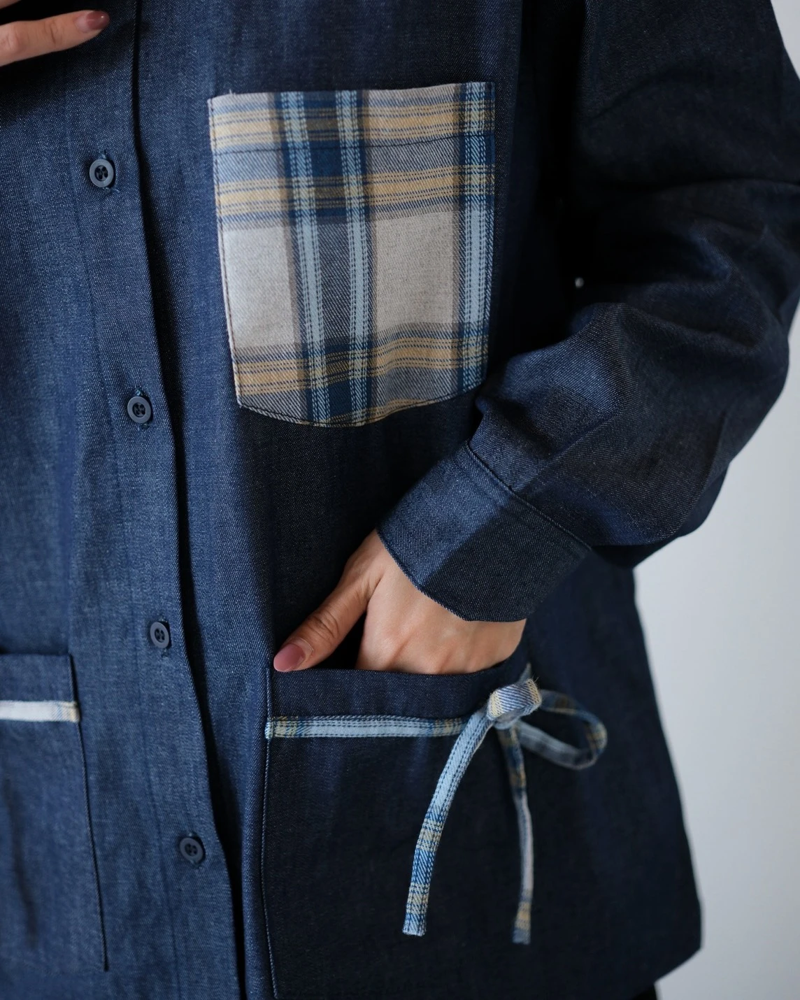 Alternative view of Camia Denim Shirt Dark Blue