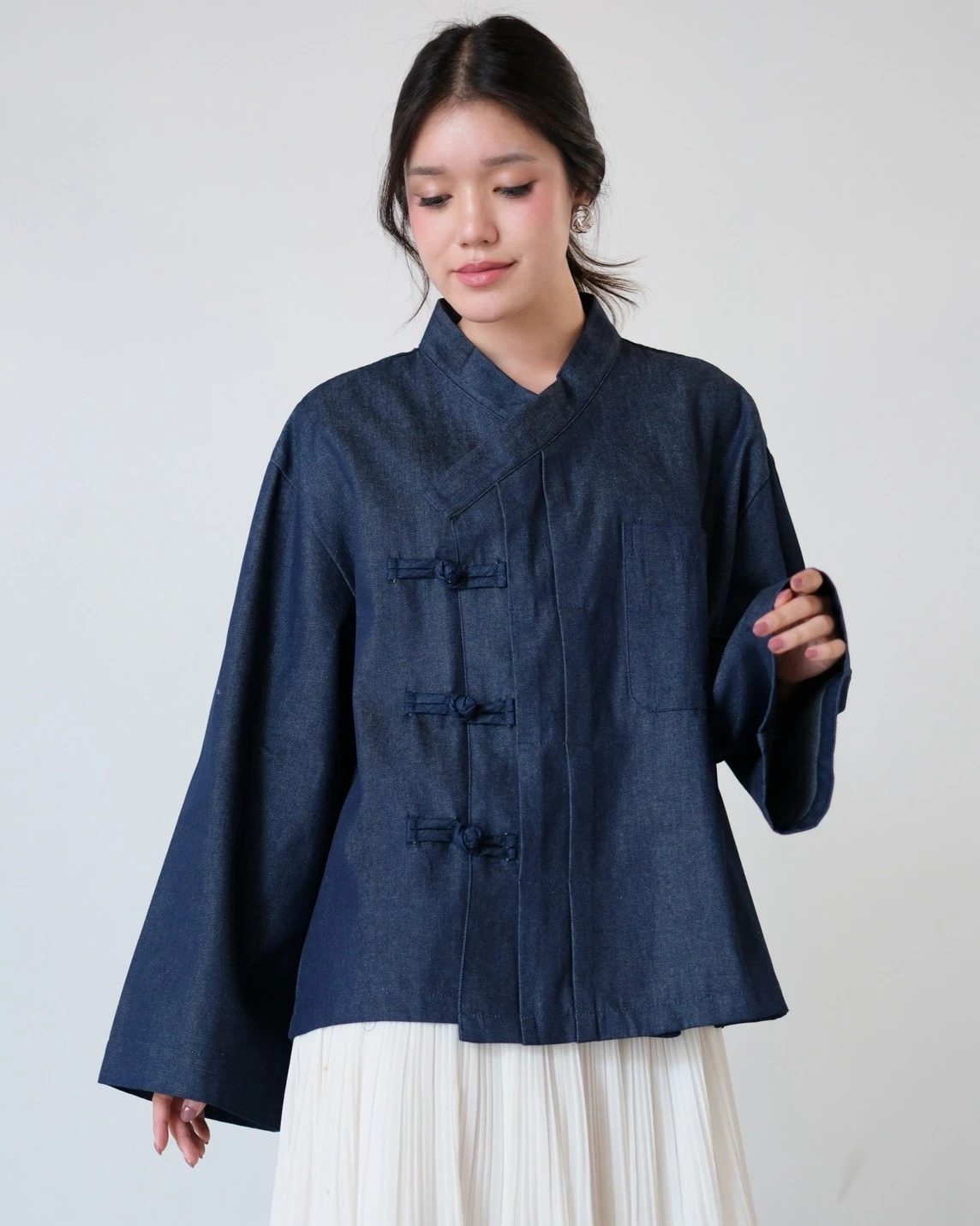 Alternative view of Keivan Denim Shirt Dark Blue