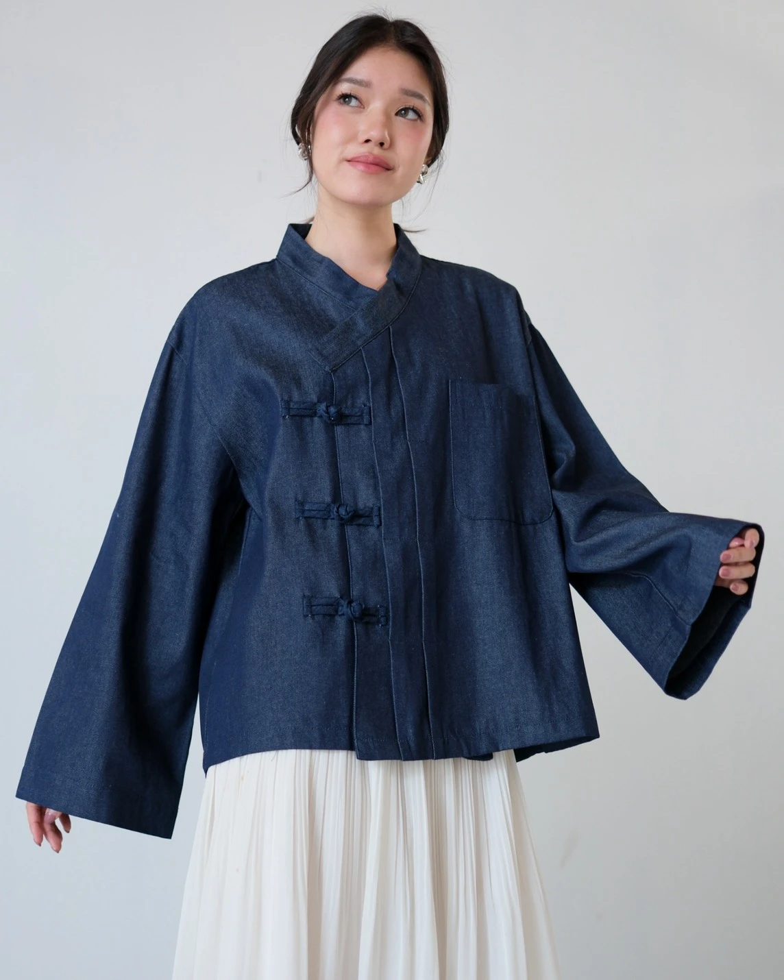 Keivan Denim Shirt Dark Blue