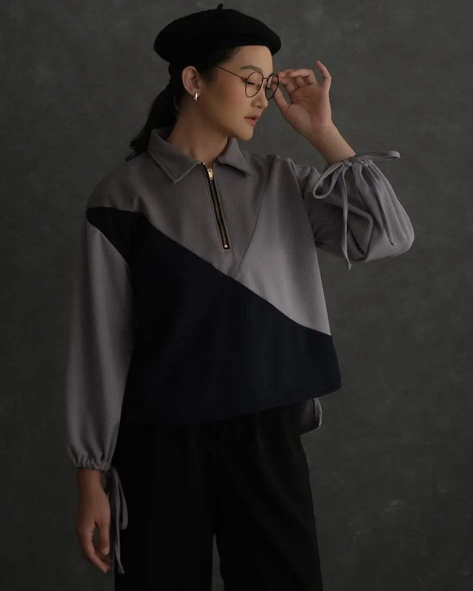Karsana Longsleeve Kode Yt2663 Dark Grey