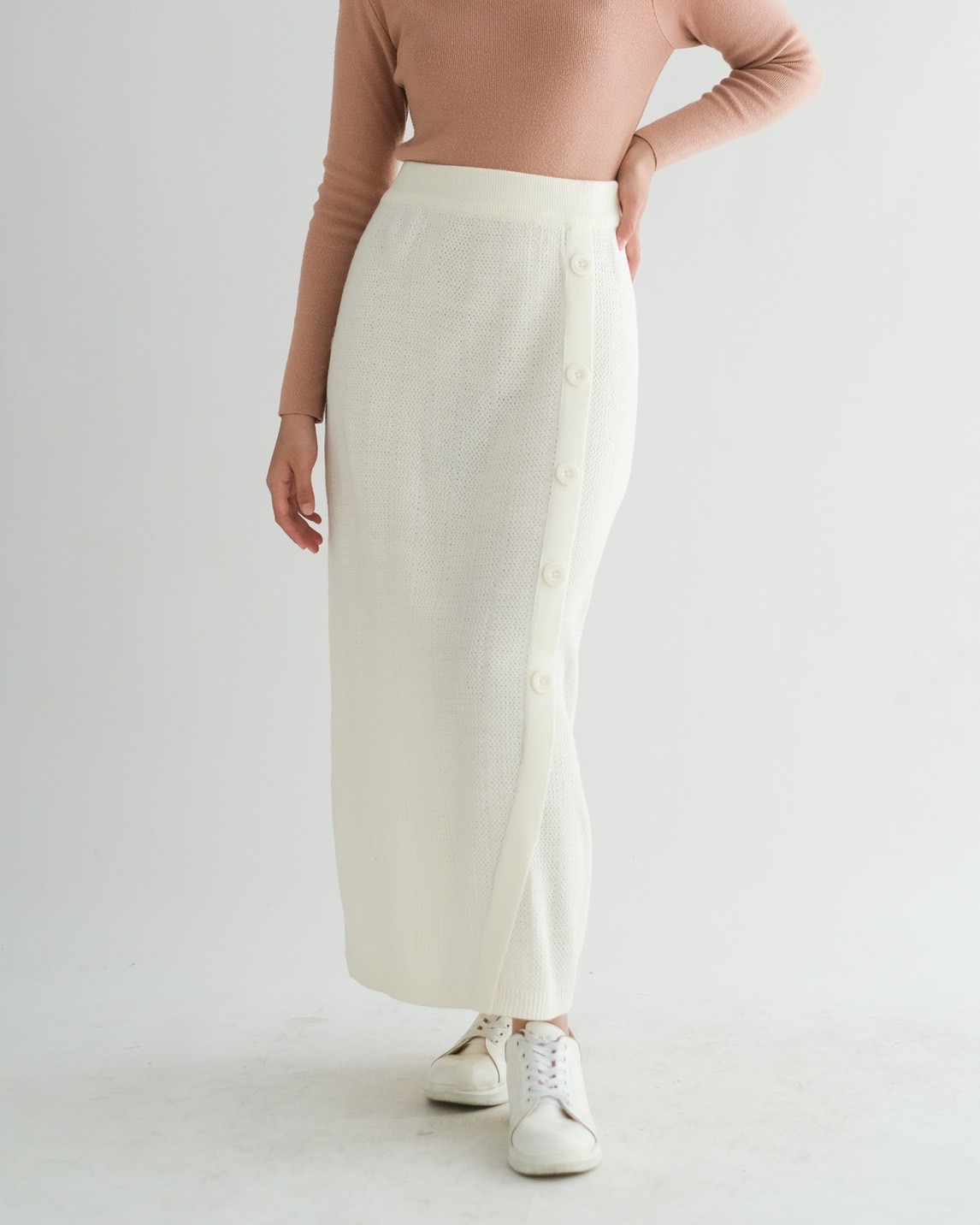 Heather Skirt Ivory - RUBYLICIOUS