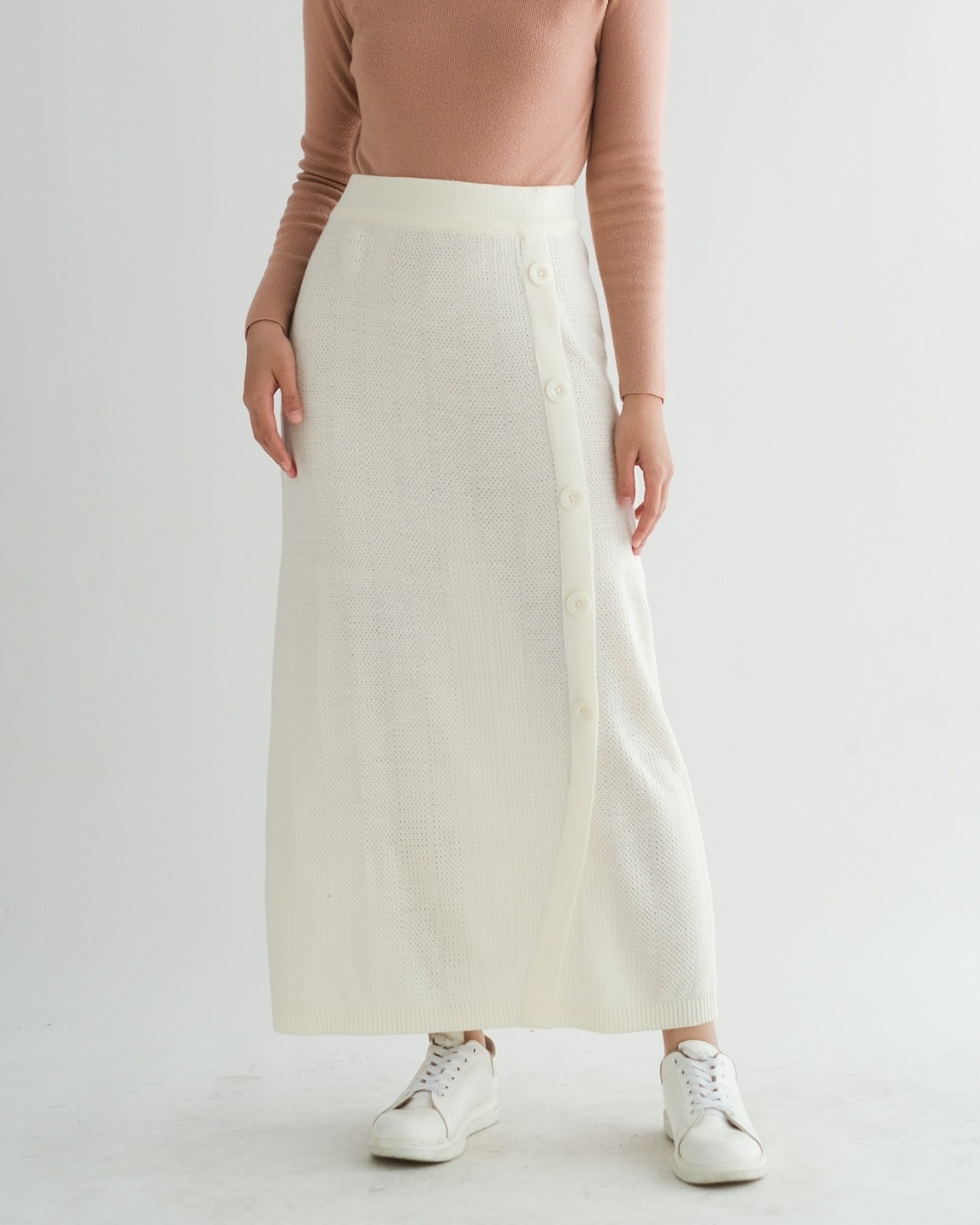 Heather Skirt Ivory - RUBYLICIOUS