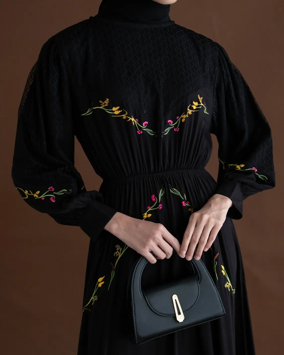 Artema Maxi Dress Black - Image 3