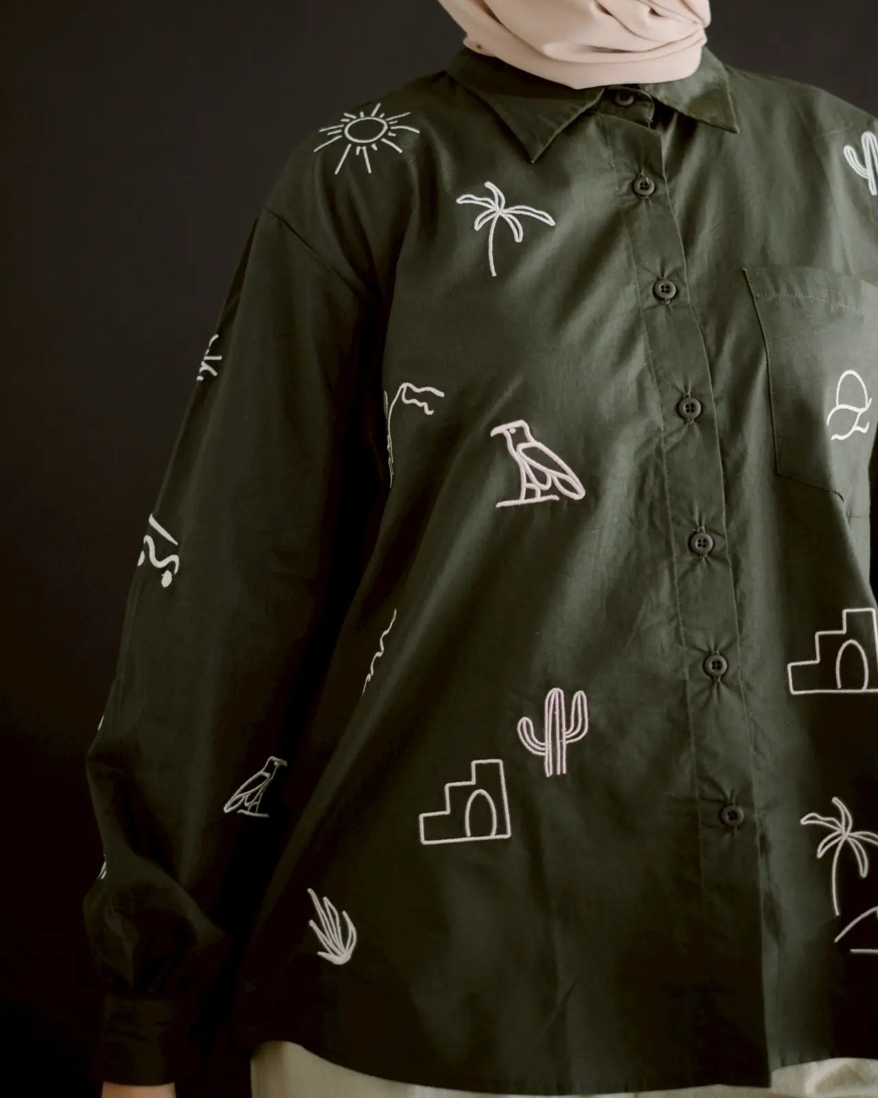 Zoeyna Shirt Army - Image 3