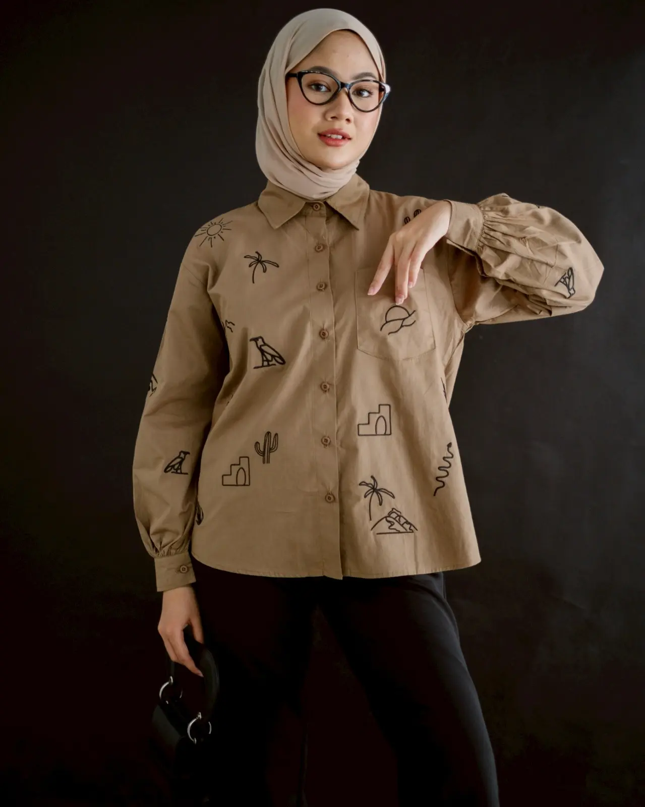 Zoeyna Shirt Khaki