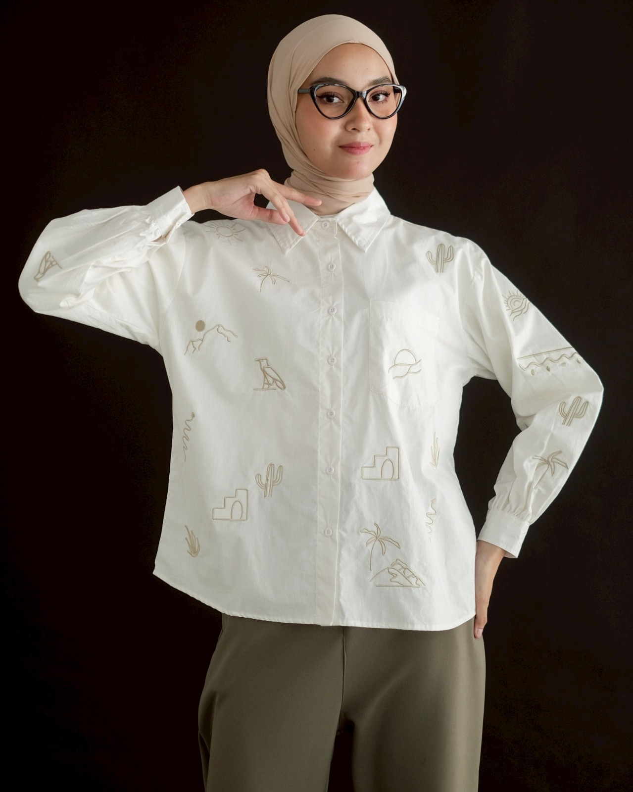 Zoeyna Shirt Broken White