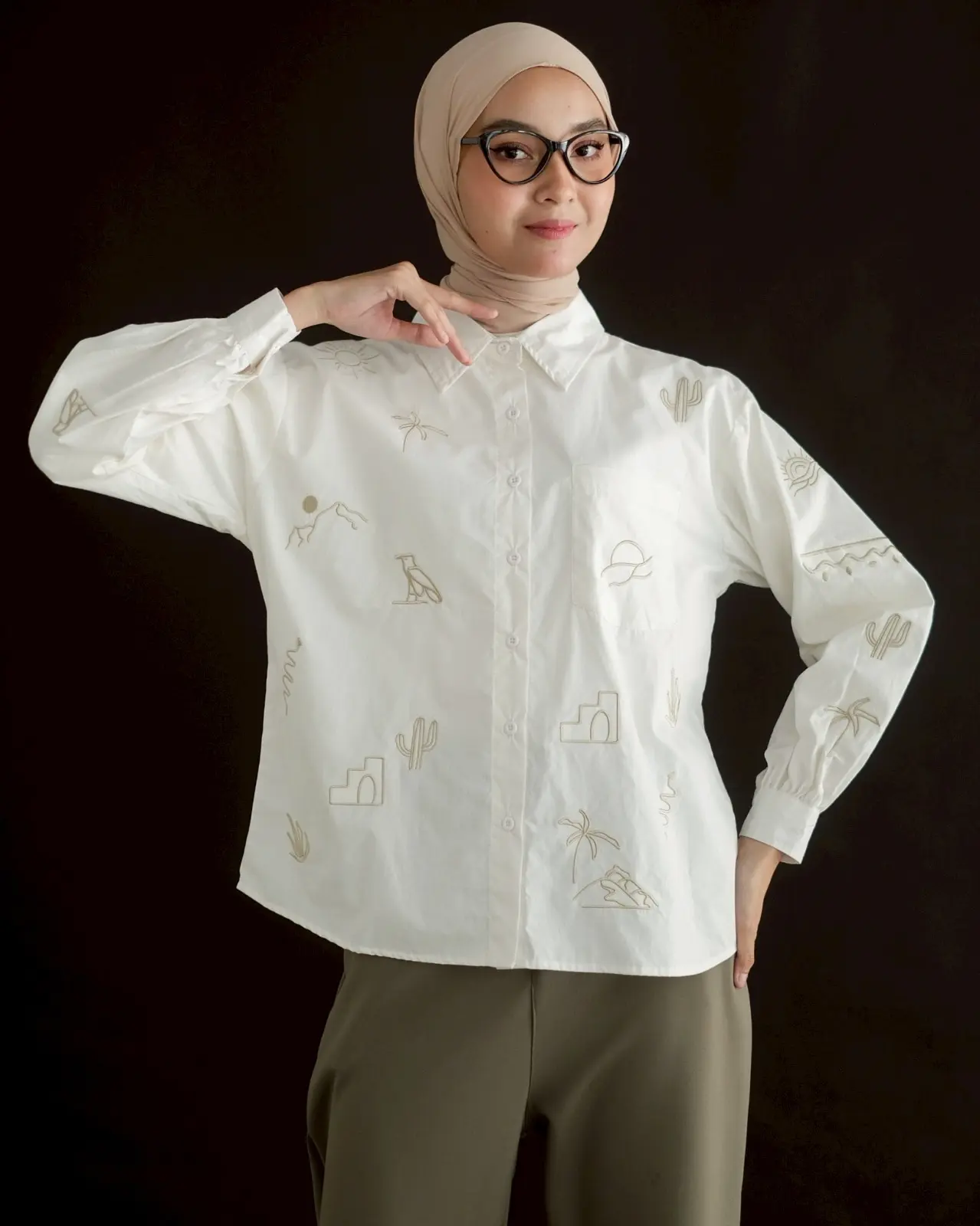 Zoeyna Shirt Broken White