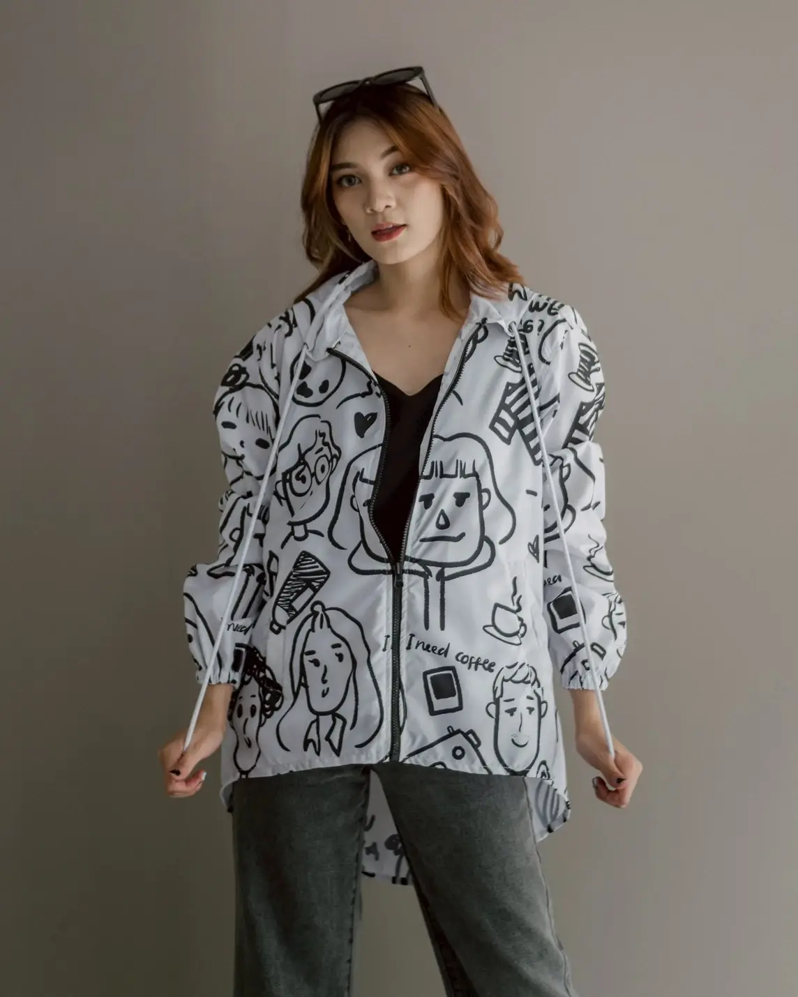 KIKOMORI JACKET BROKEN WHITE - Image 2