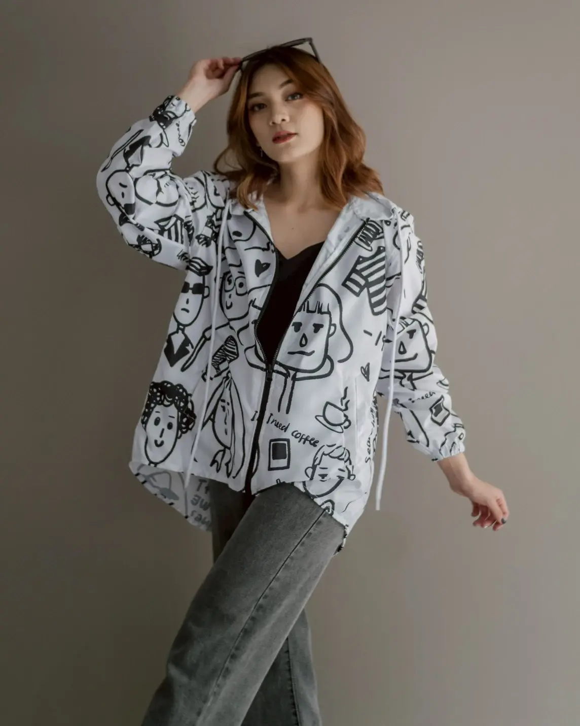 KIKOMORI JACKET BROKEN WHITE - Image 3