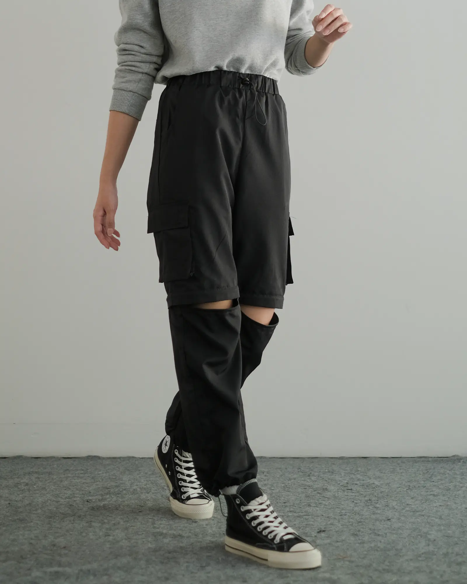 Walters Cargo Pants Black - Image 3