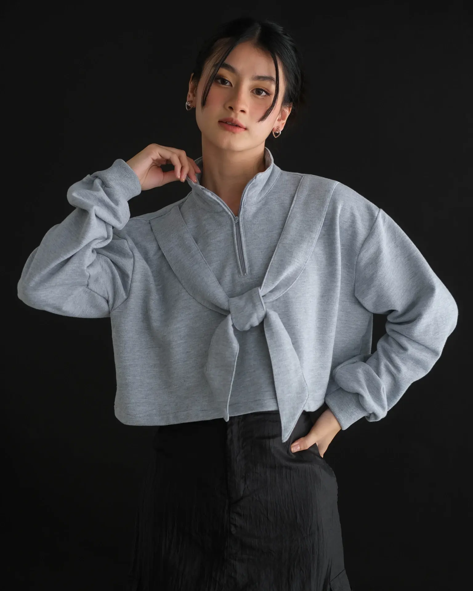 Alternative view of Monin Sweatshirt Grey