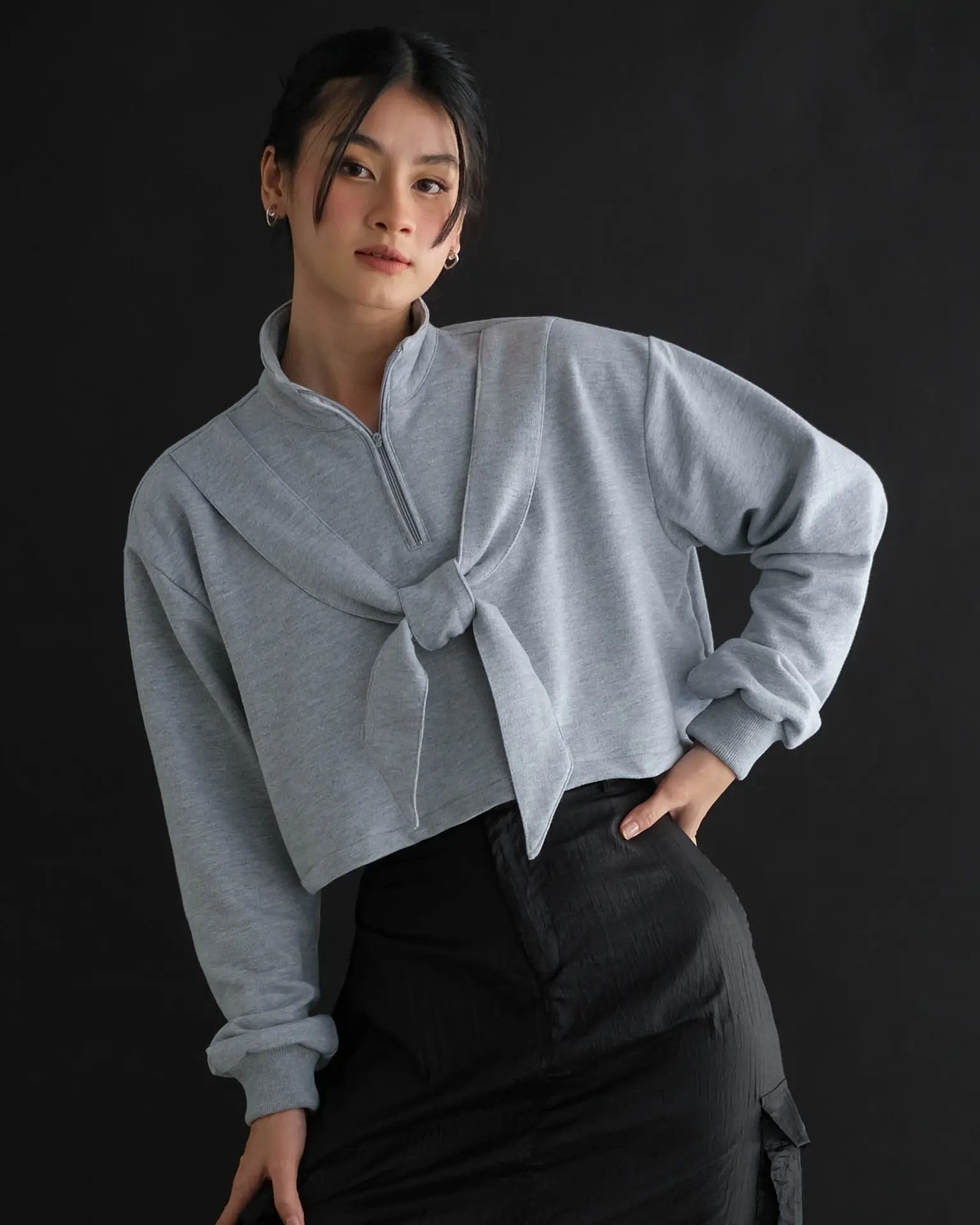 Monin Sweatshirt Grey - Image 3