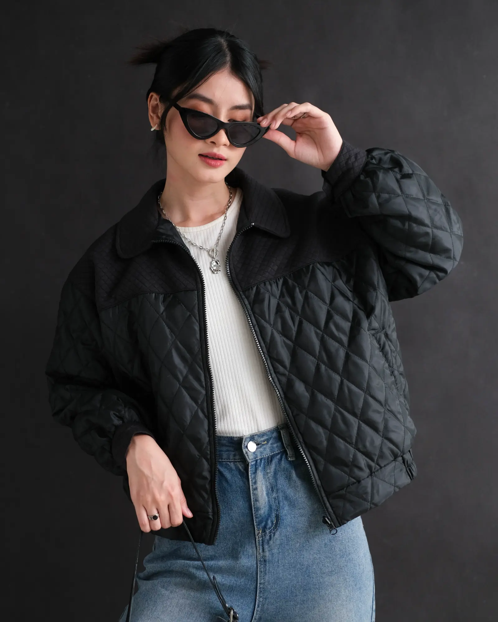 Laylon Jacket Black - Image 2