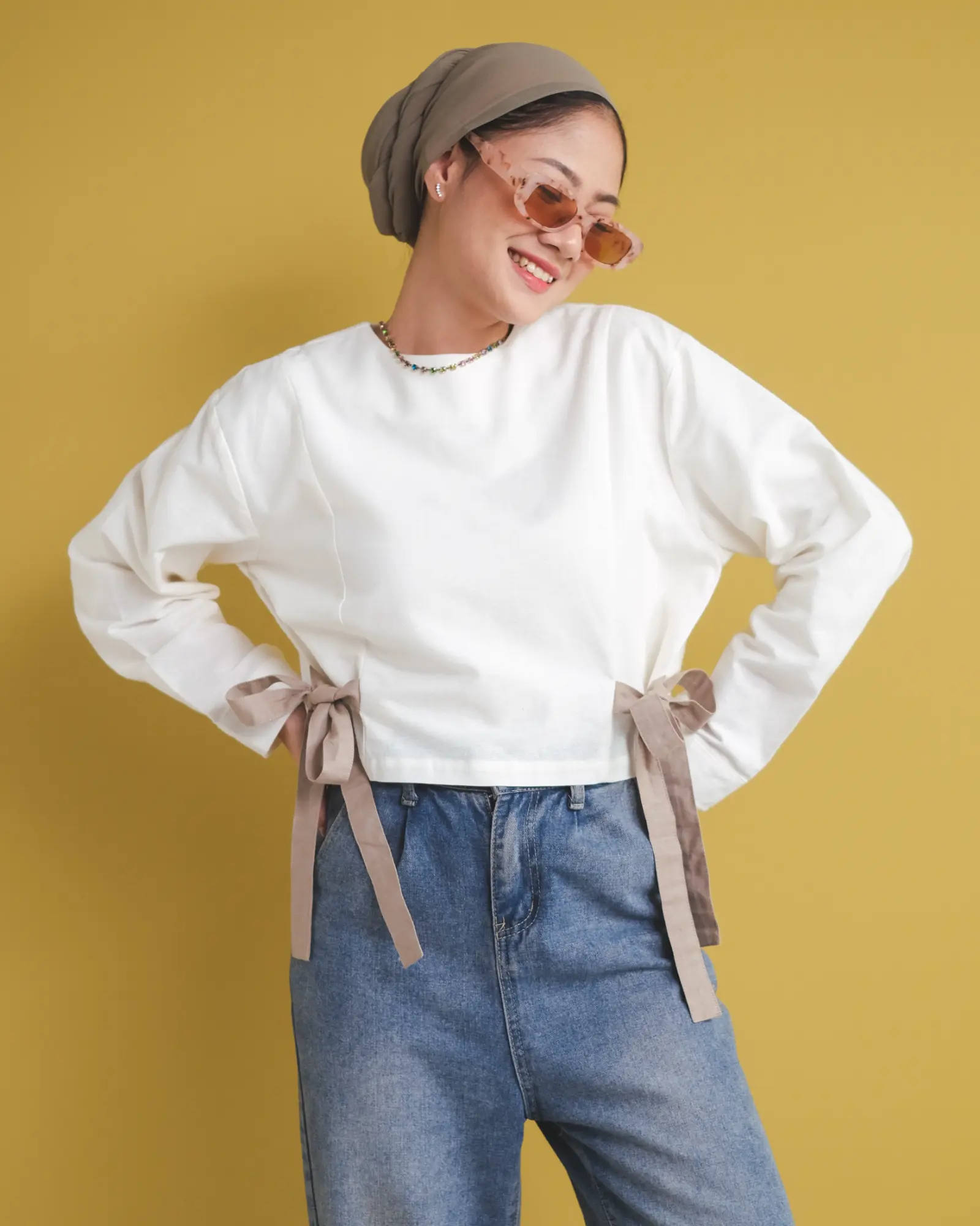 Noleta Blouse Broken White - Image 2