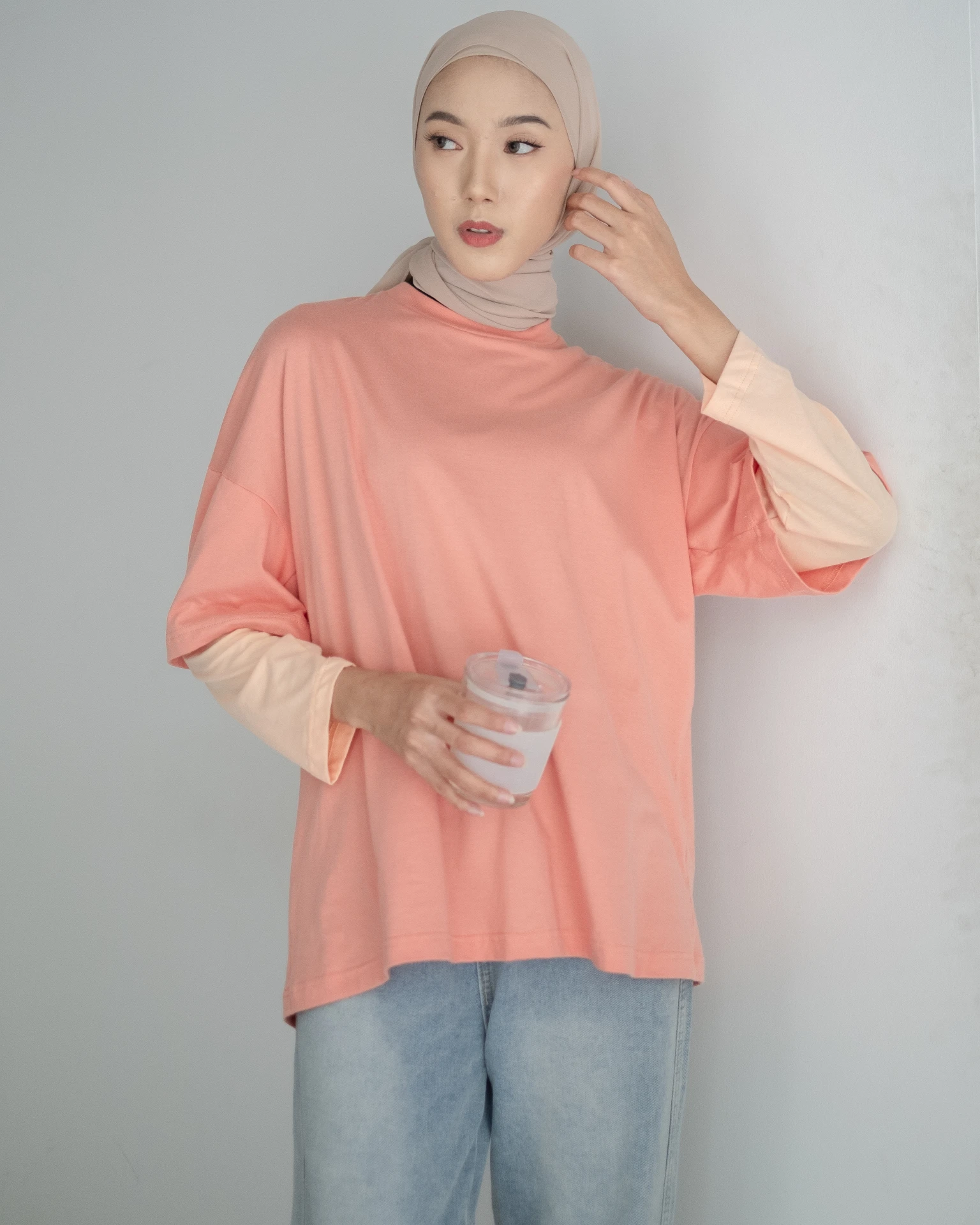 Nuera Longsleeve Peach