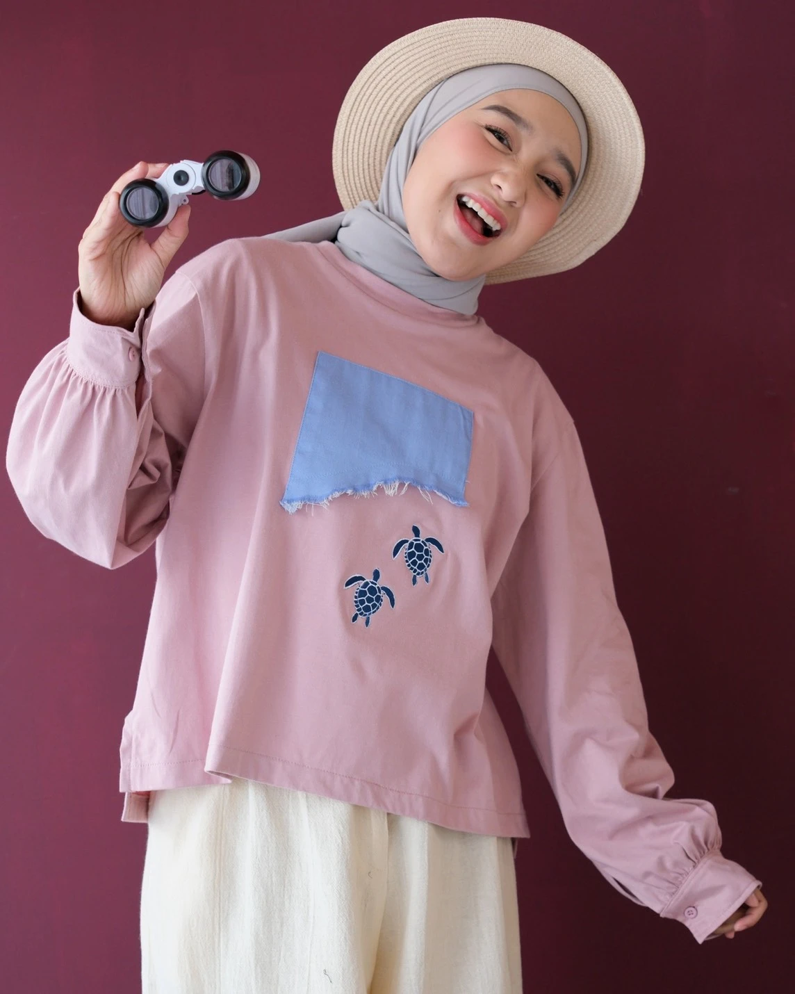 Chelo Longsleeve Dusty Pink