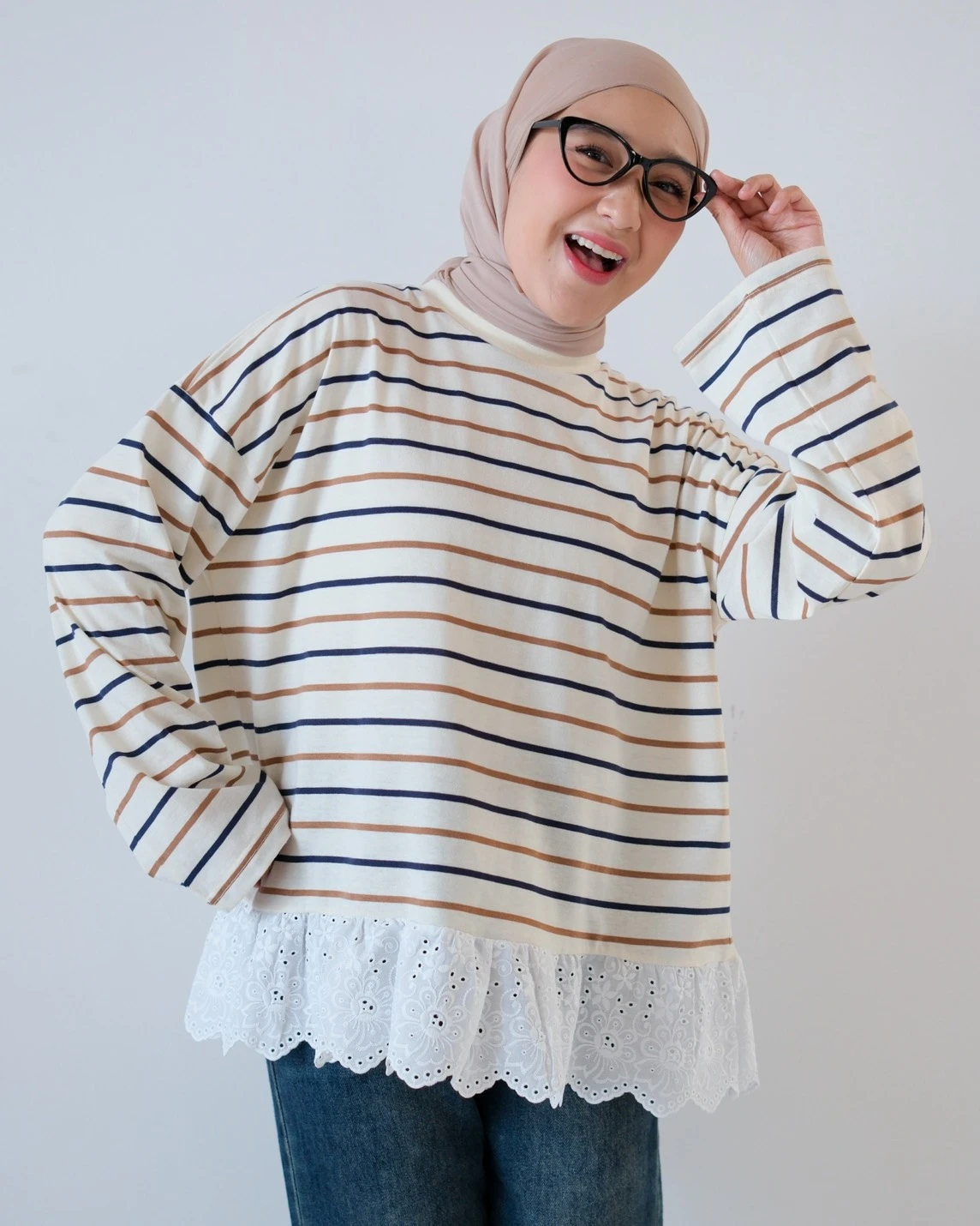 Ohio Longsleeve Cream Small