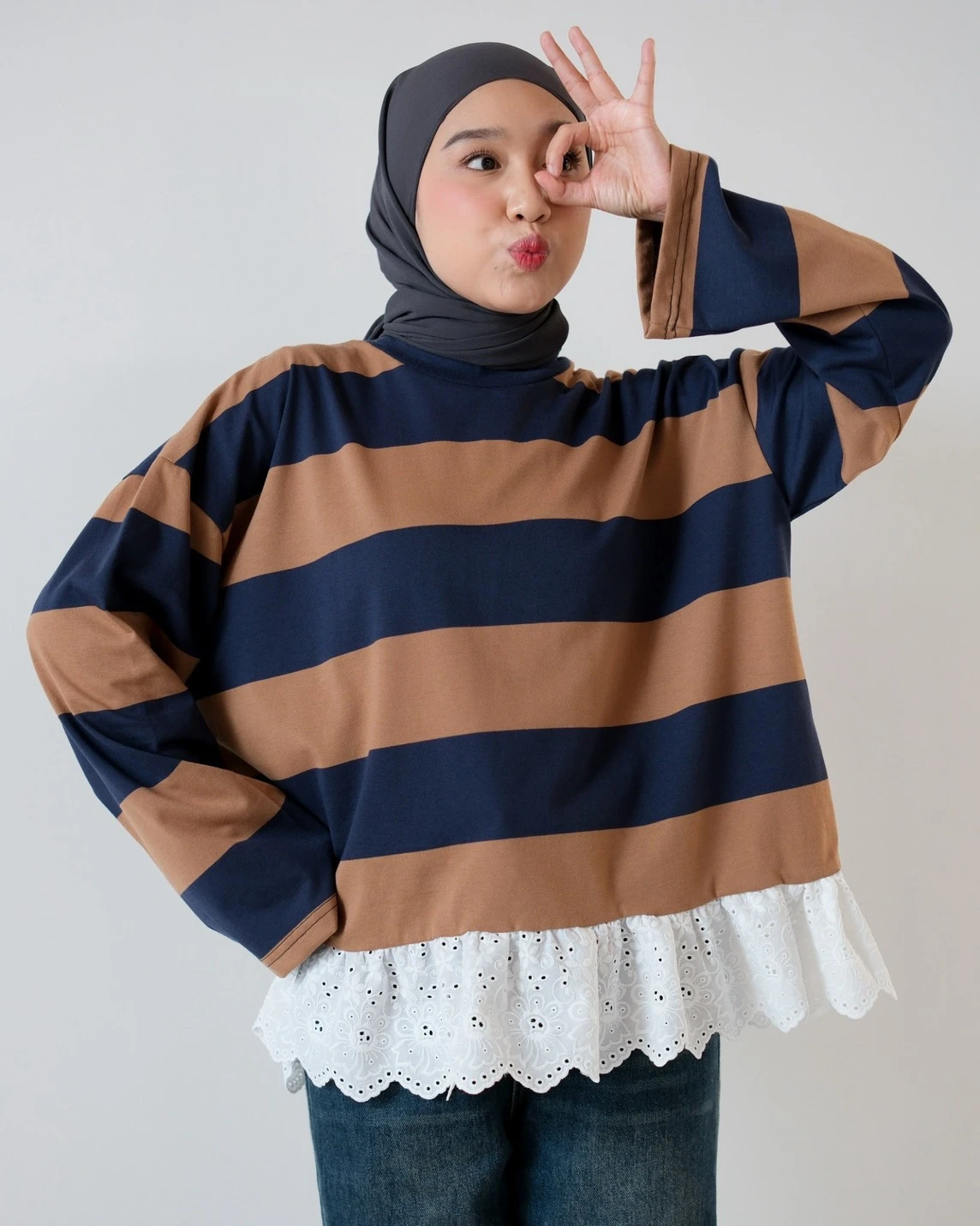 Ohio Longsleeve Milo-Navy Big