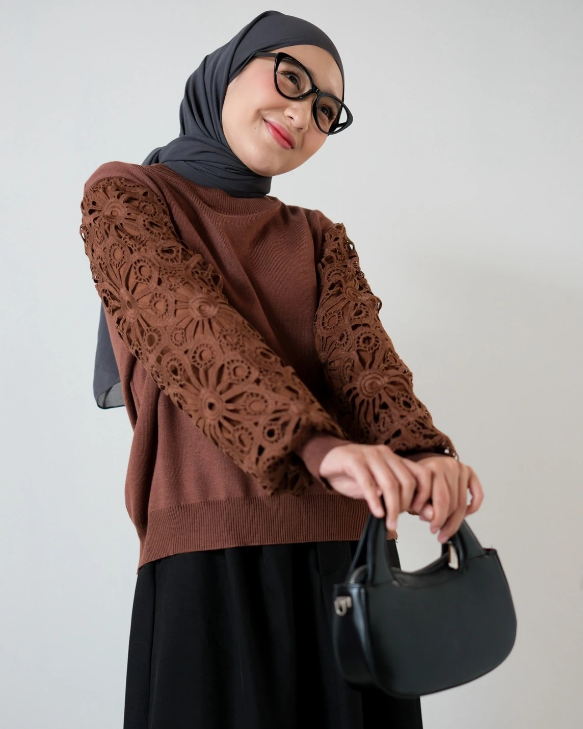 Jola Longsleeve Kode 678N Brown