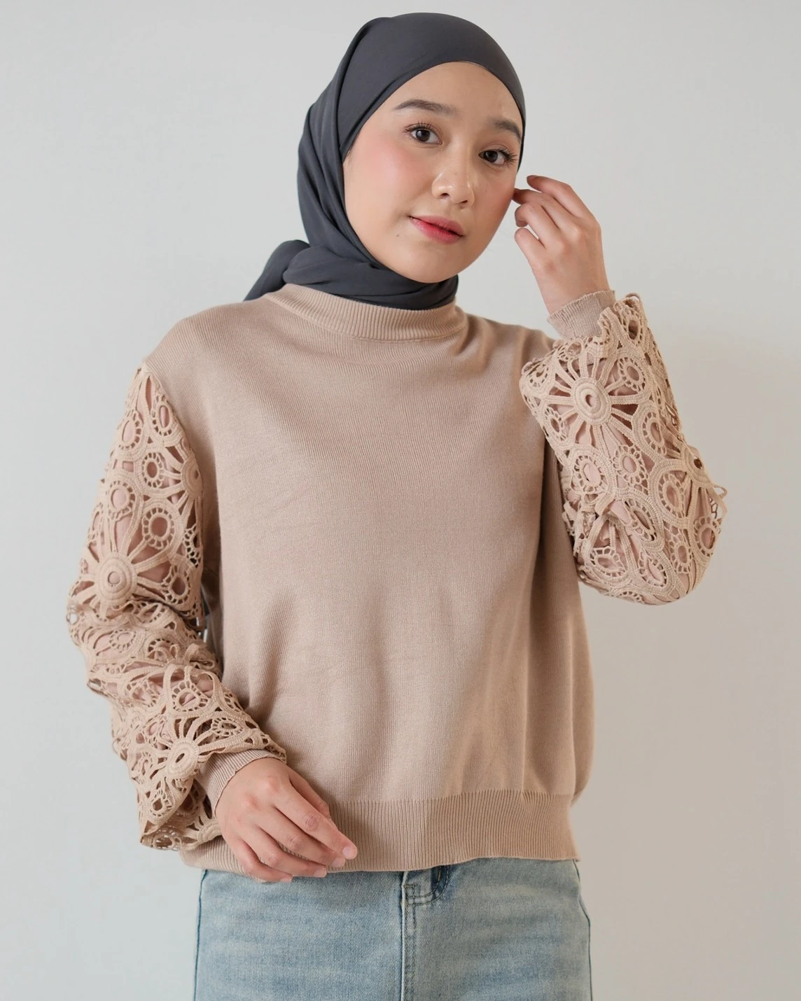 Alternative view of Jola Longsleeve Kode 678N Cream