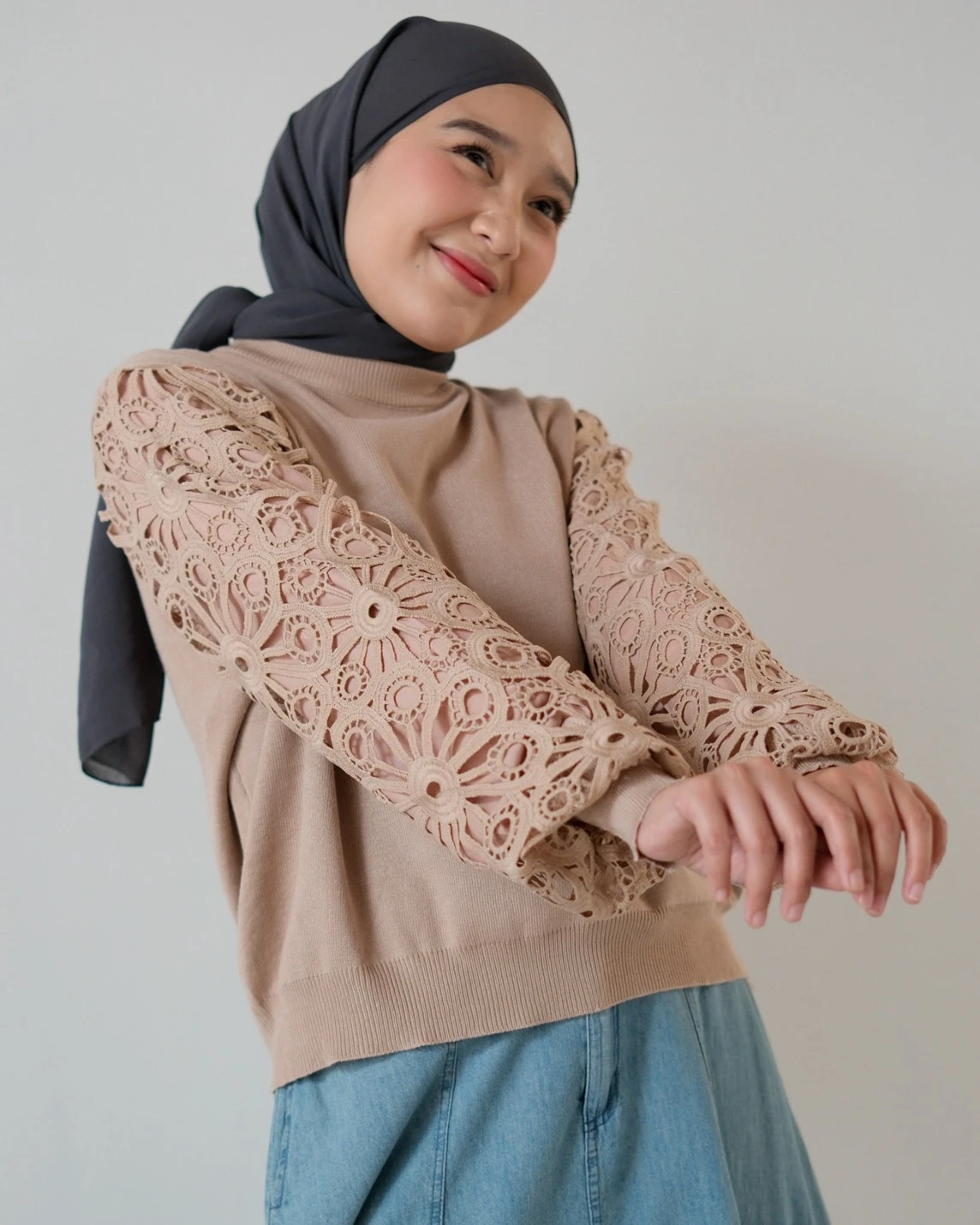 Jola Longsleeve Kode 678N Cream