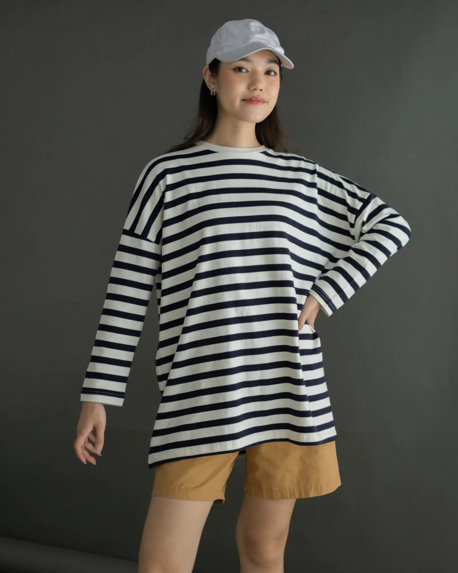 Qiana Stripe Longsleeve Kode Lm4000 - Image 2