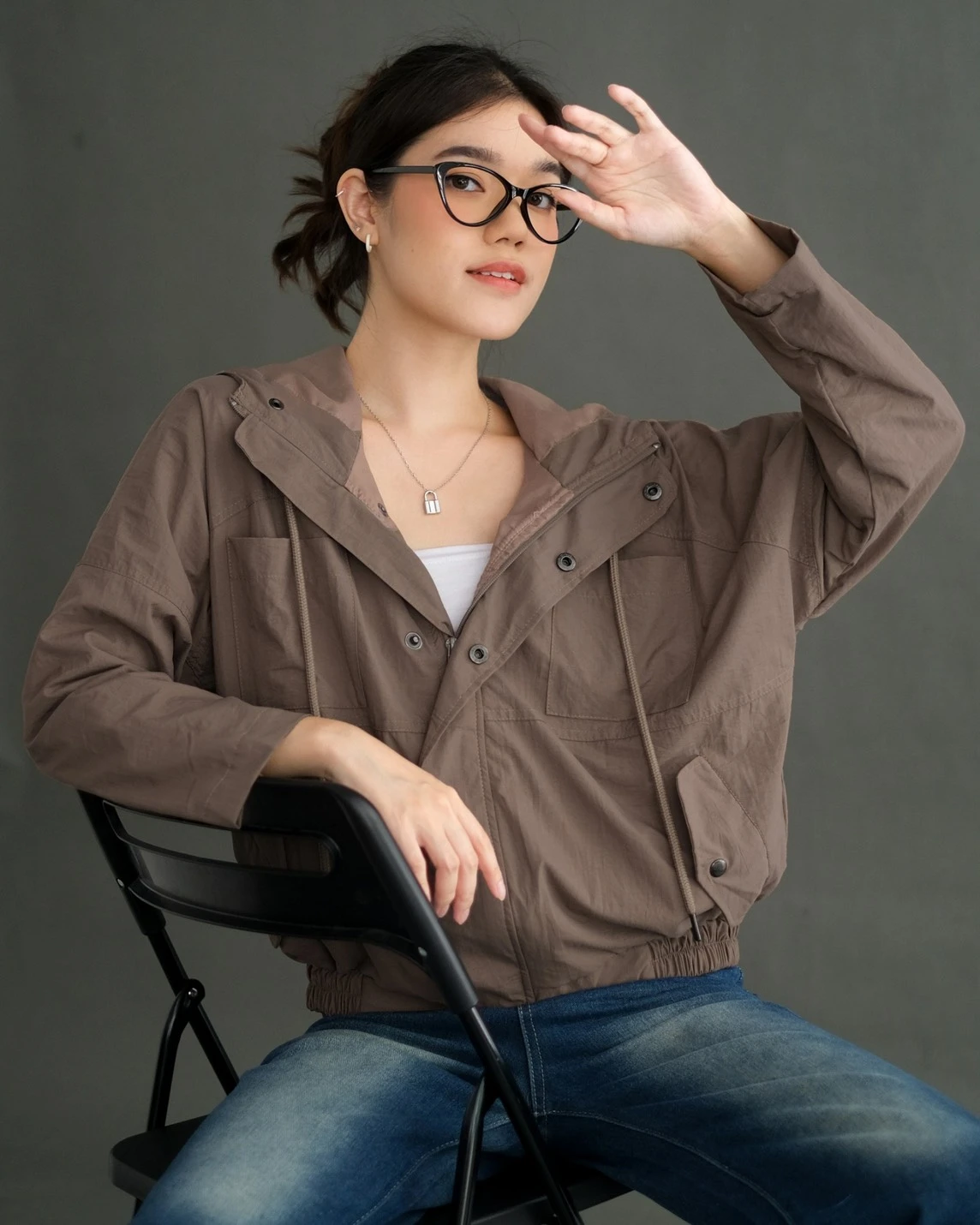 Naelm Jacket Khaki - Image 3