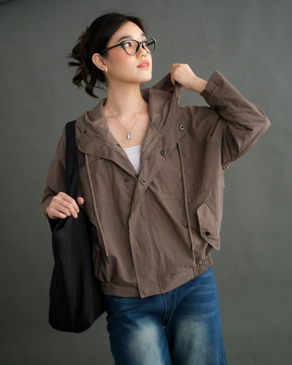 Naelm Jacket Khaki - Image 4