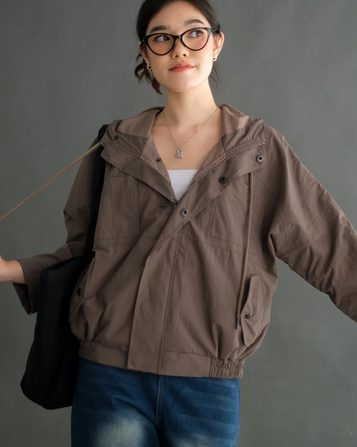 Naelm Jacket Khaki