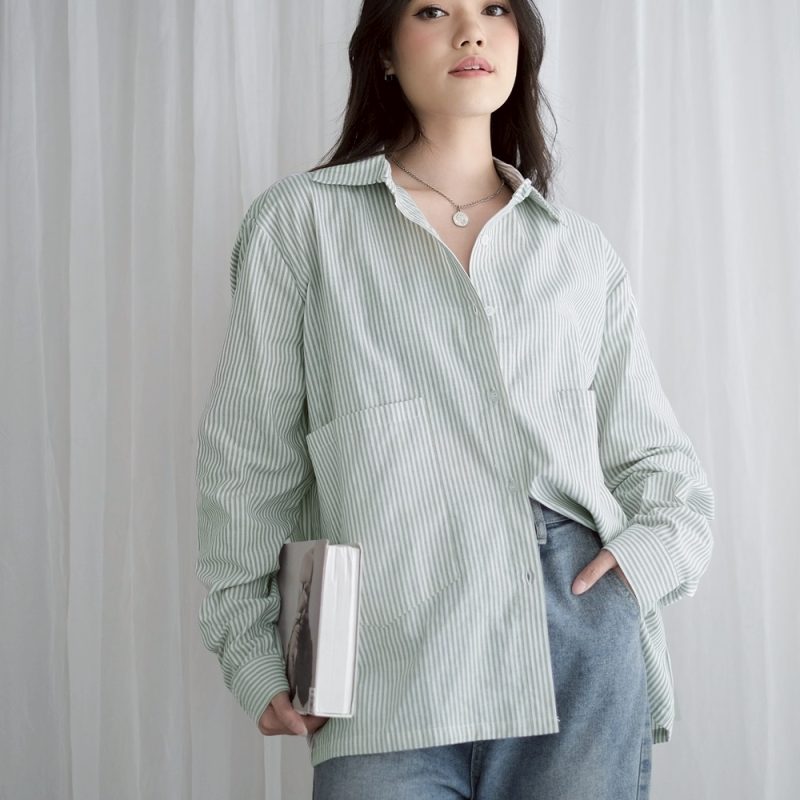 Malirha Oversize Shirt Mint