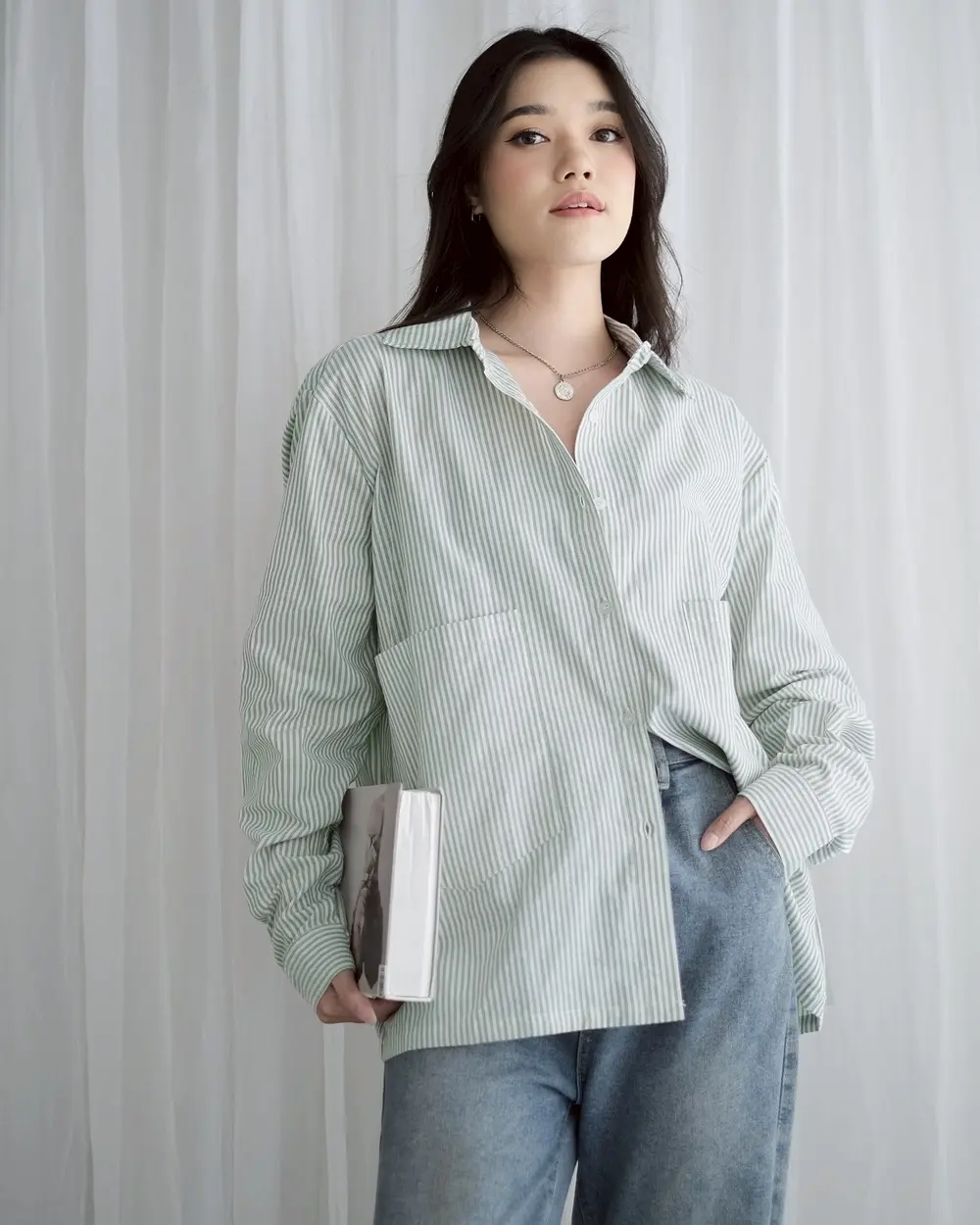 Malirha Oversize Shirt Mint