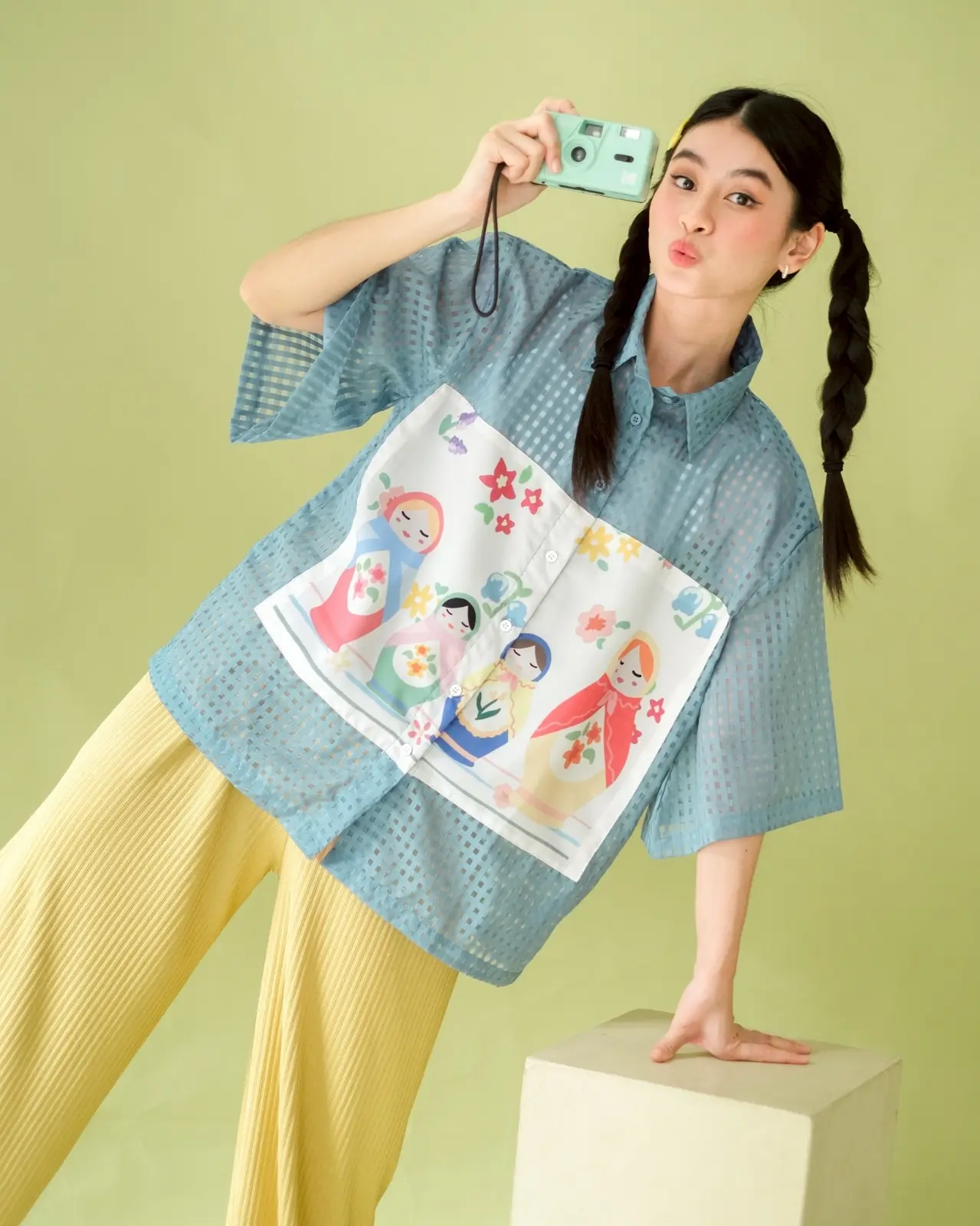 Scoty Shirt Blue - Image 3