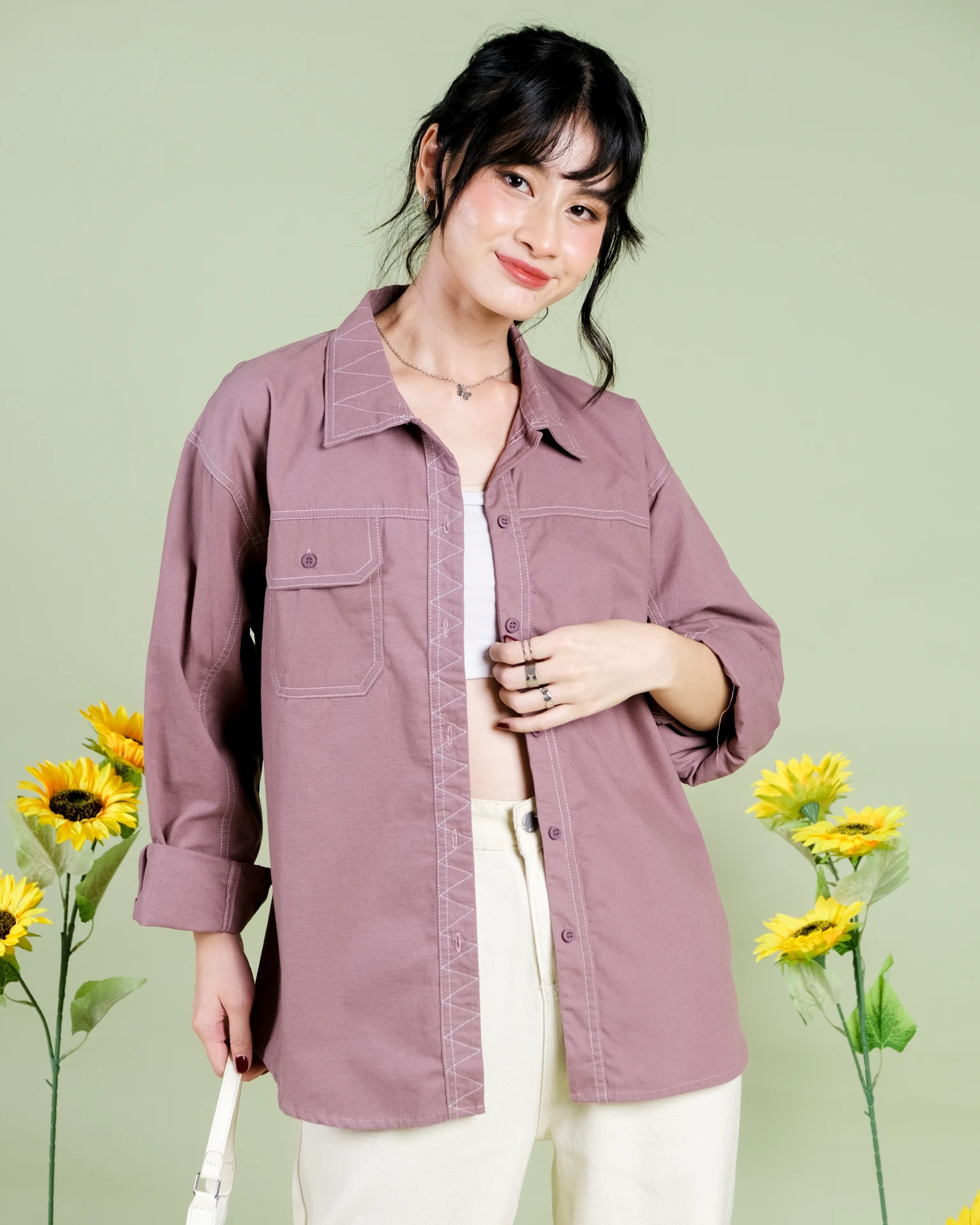 Keiko Shirt Mauve