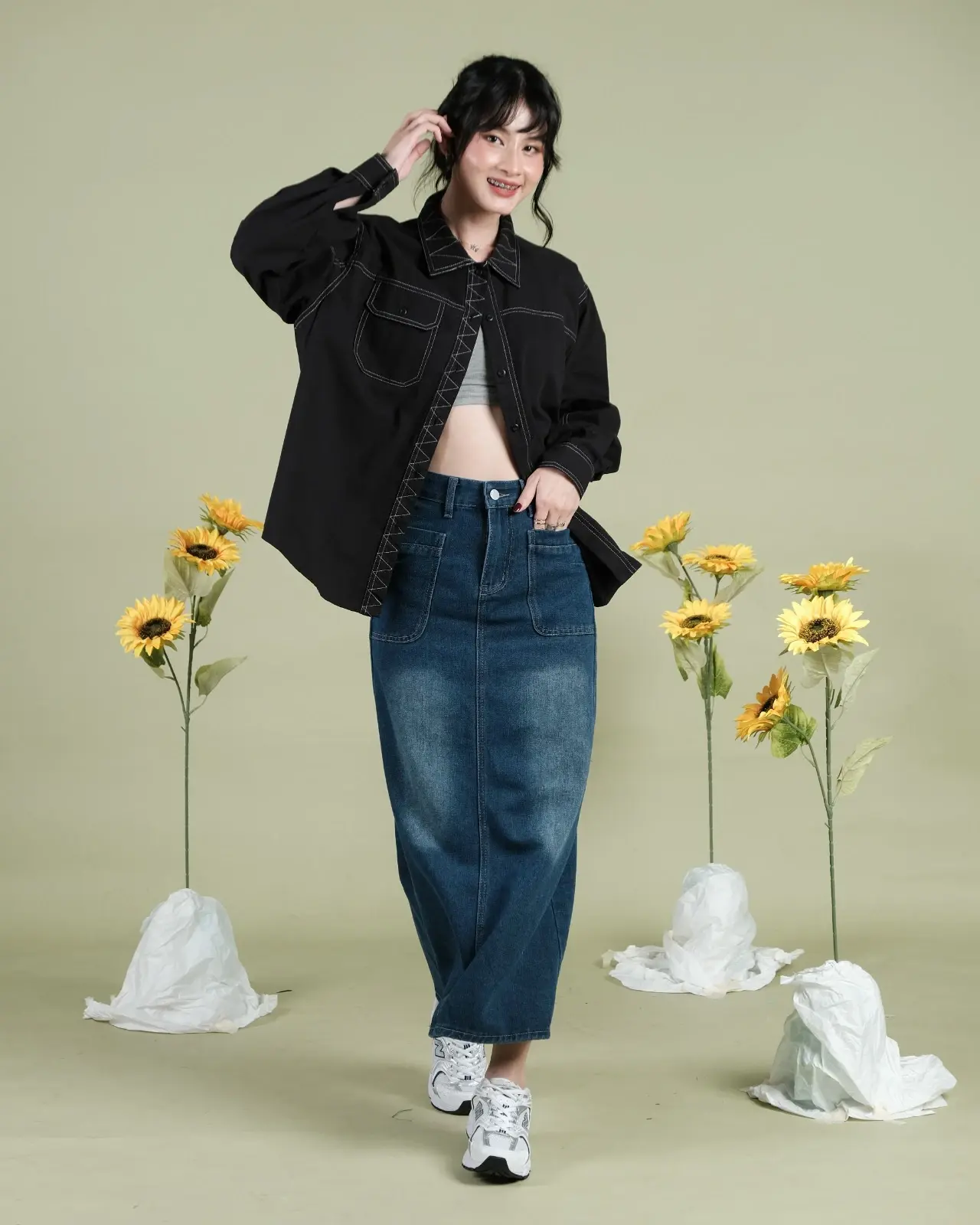 Alternative view of Keiko Shirt Black
