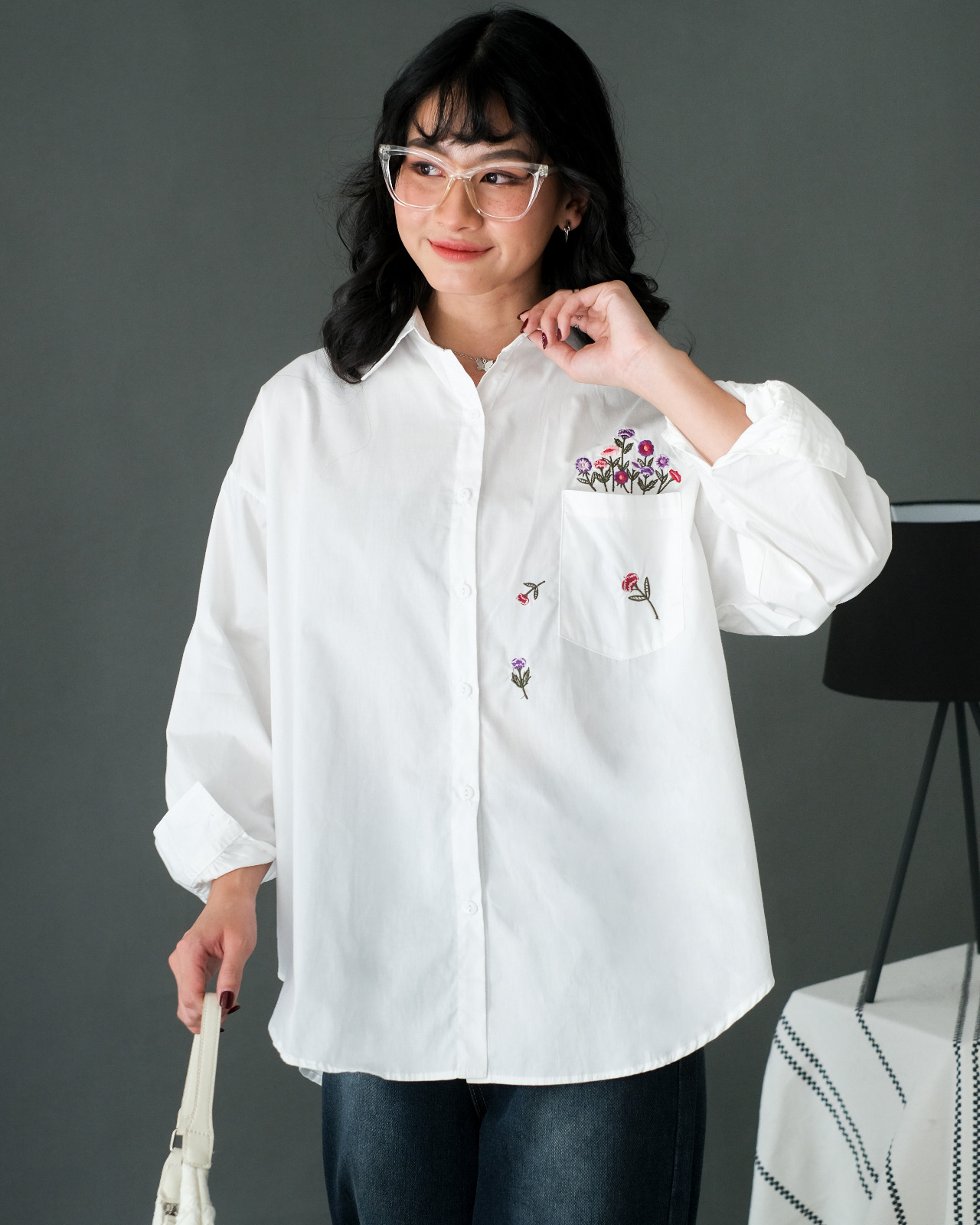 Elvina Shirt Kode 80199 Broken White