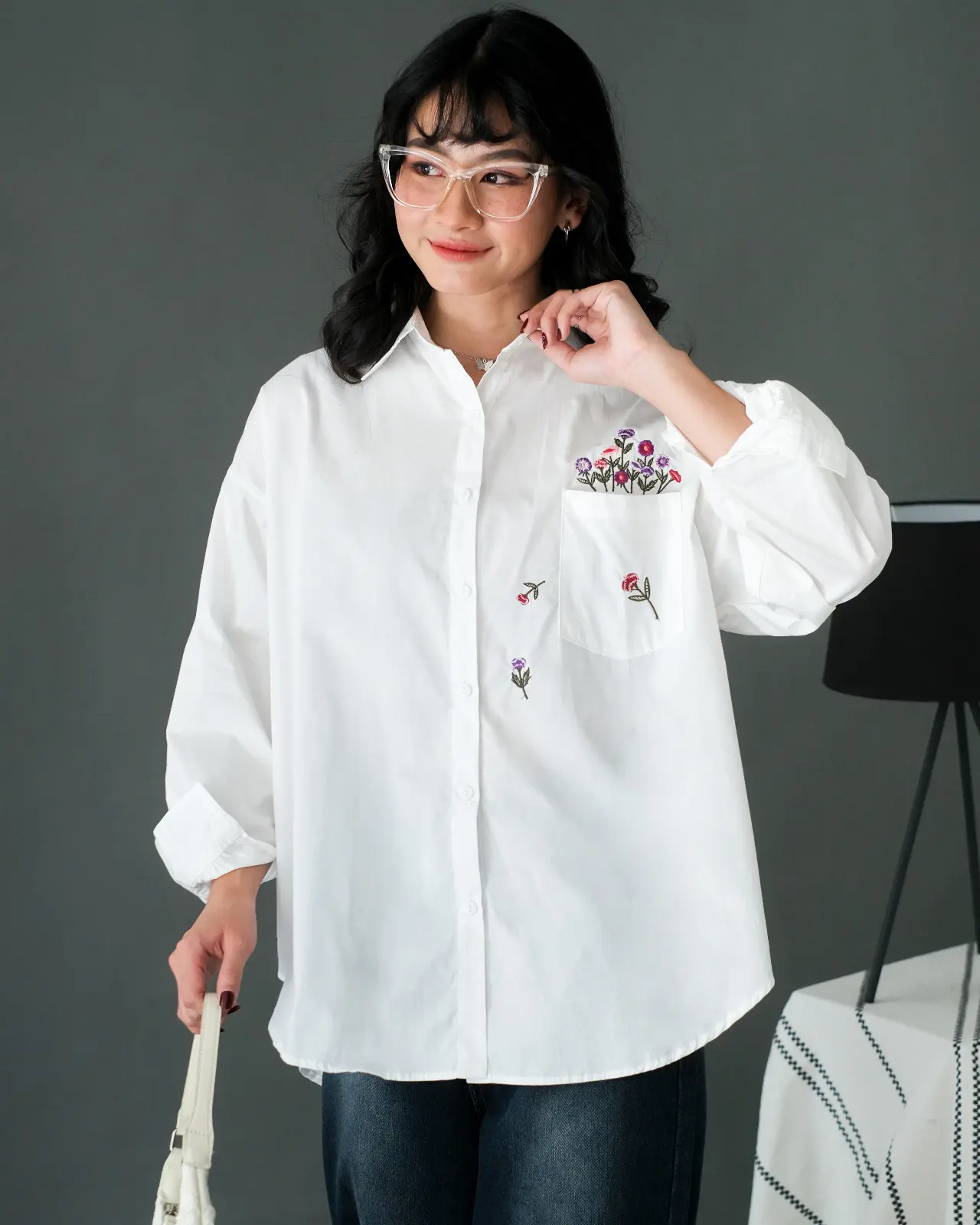 Elvina Shirt Kode 80199 Broken White
