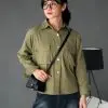 Salmaira Shirt Kode N724 Olive - Image 2