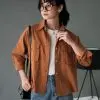 Salmaira Shirt Kode N724 Brown - Image 2