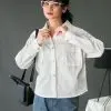 Salmaira Shirt Kode N724 Broken White