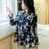 Qaisra Plisket Longsleeve Kode 213 Navy - Image 2