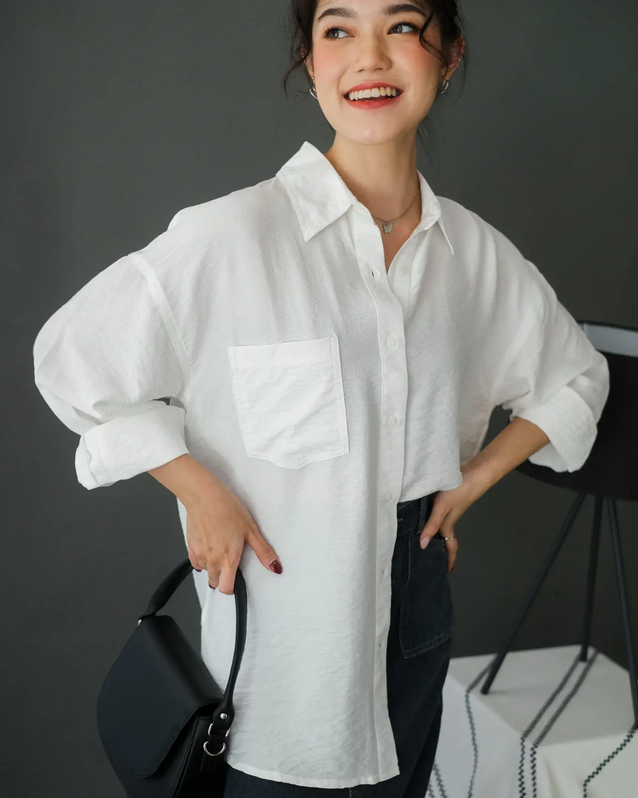 Calandra Shirt Kode N715 Broken White - Image 2