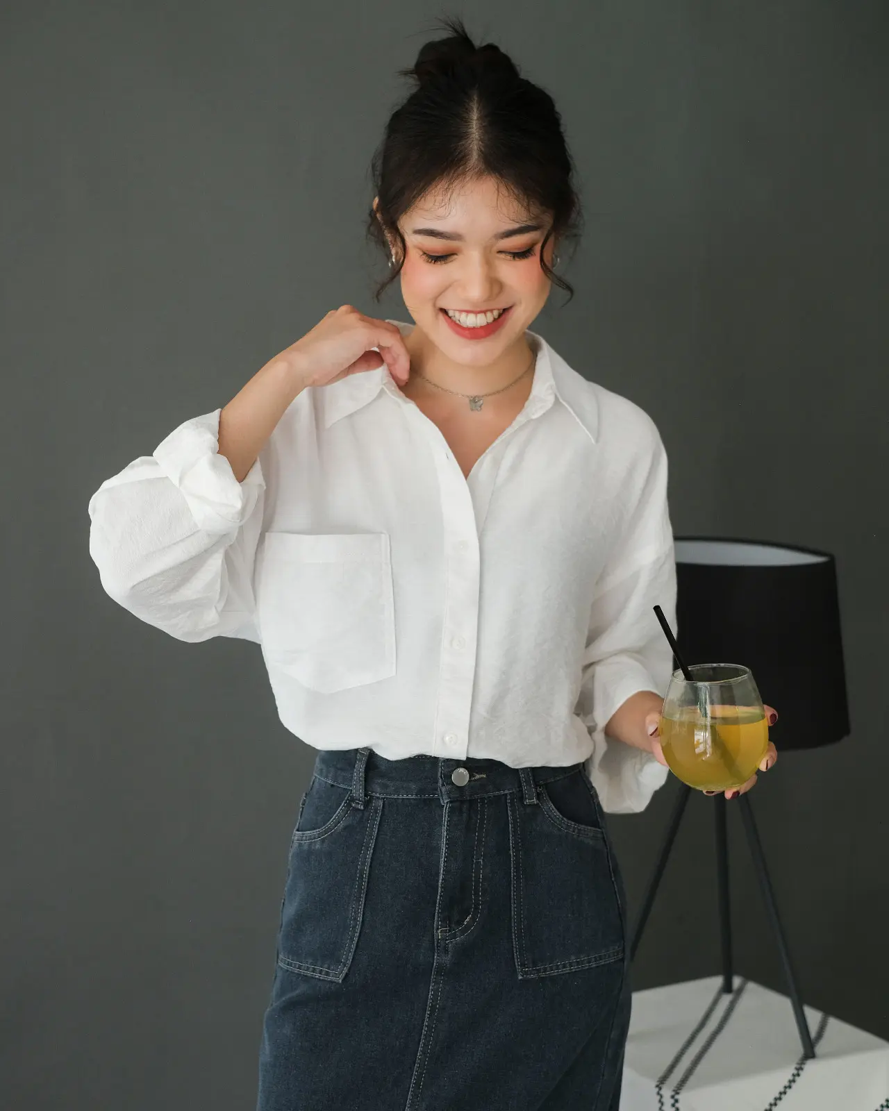 Calandra Shirt Kode N715 Broken White - Image 3