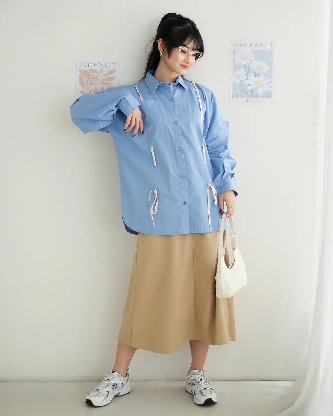 Twine Shirt Blue - Image 2