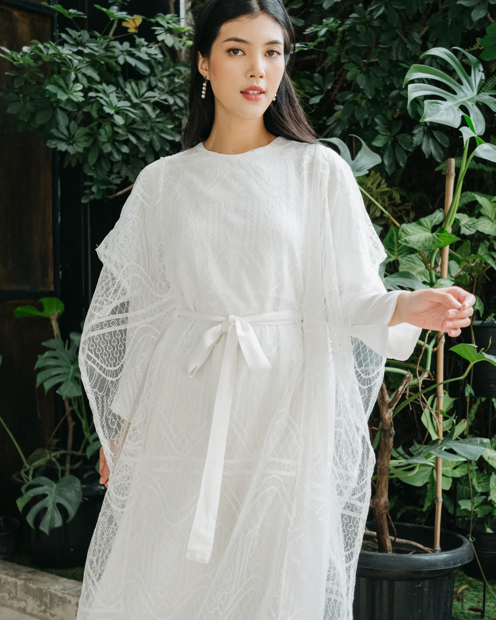 Alysa Kaftan Broken White - Image 2